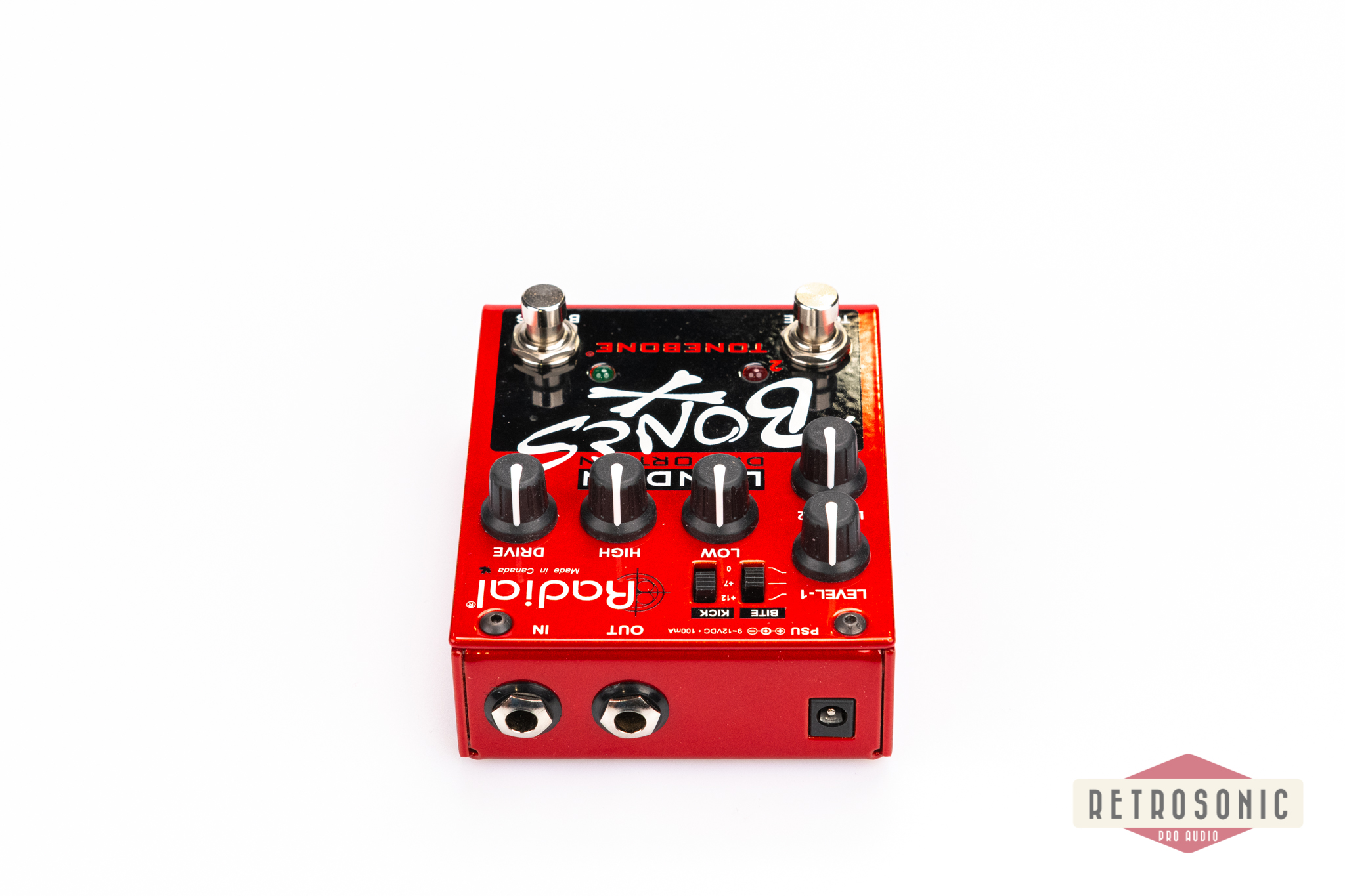 Radial Bones London Distortion eq pedal