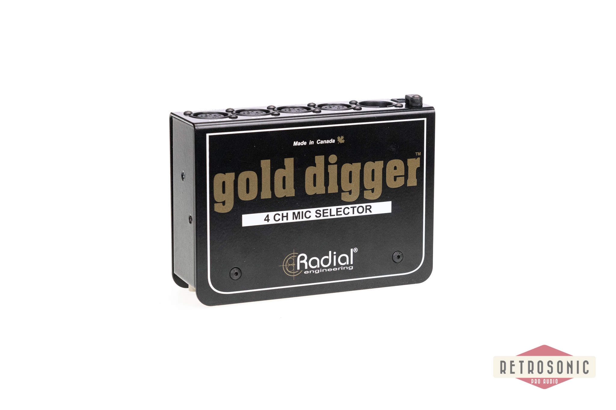 Radial Gold Digger 4-Channel Mic Selector