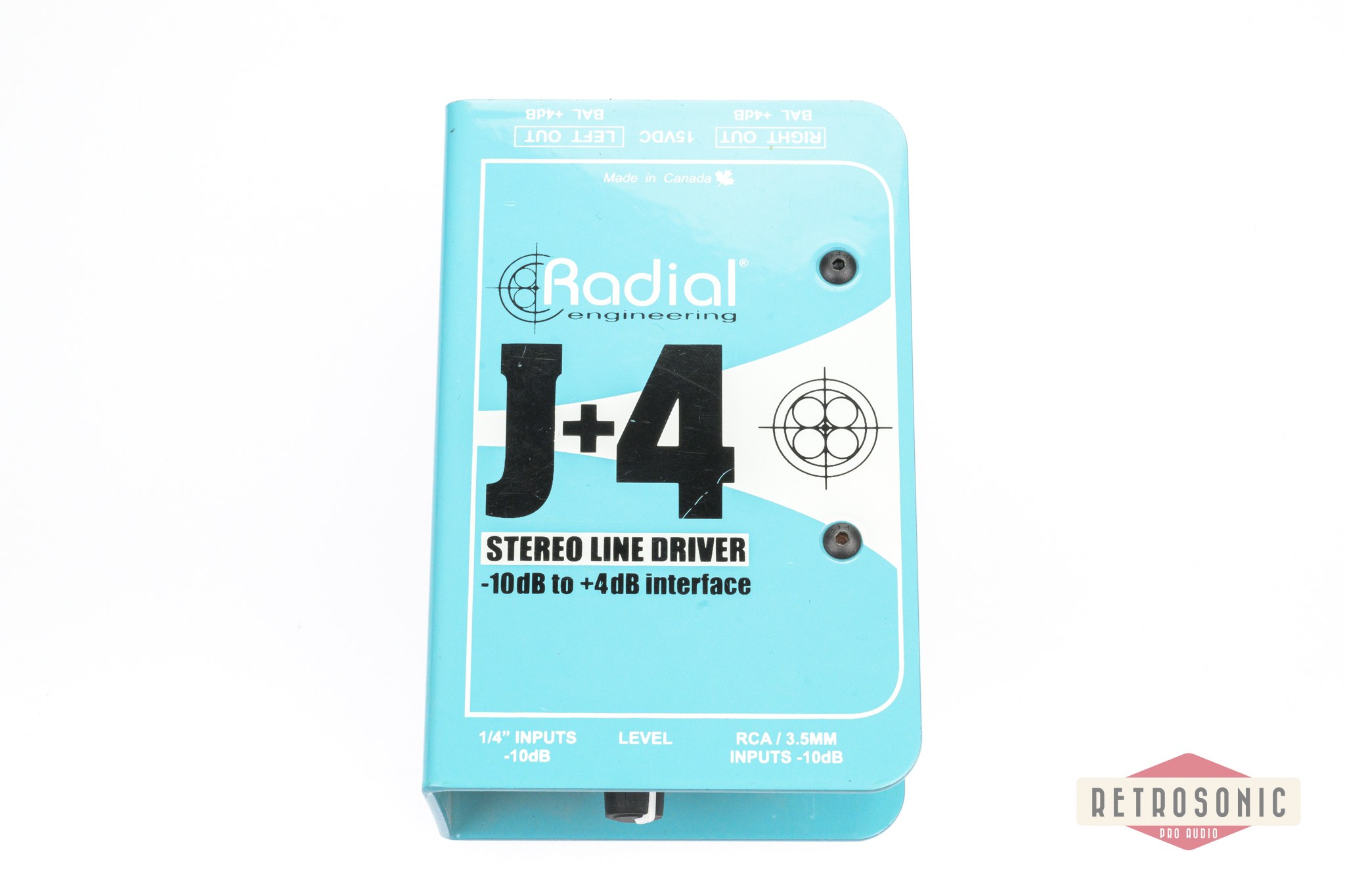 Radial J+4 Stereo Line Driver