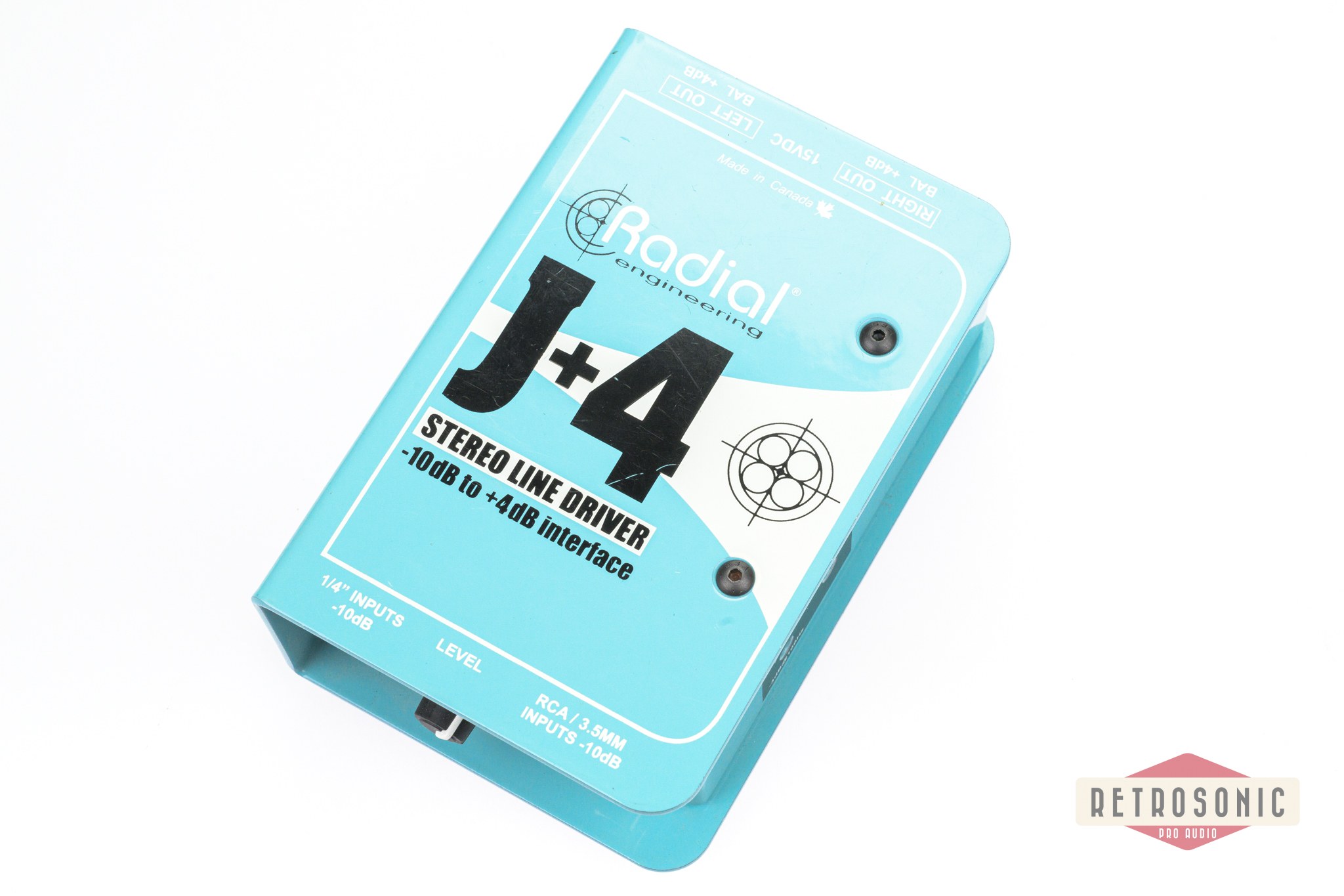 Radial J+4 Stereo Line Driver