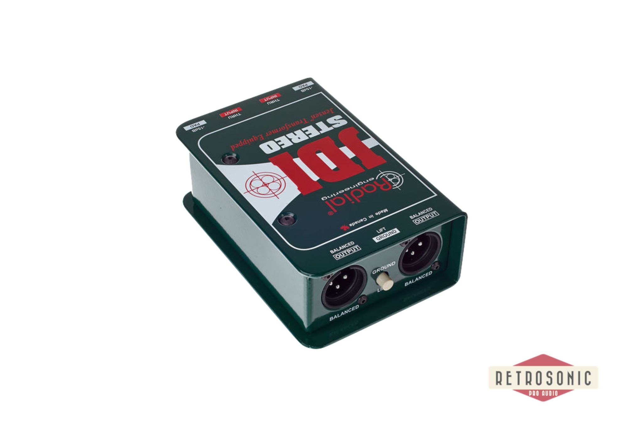 Radial JDI Stereo Passive Direct Box