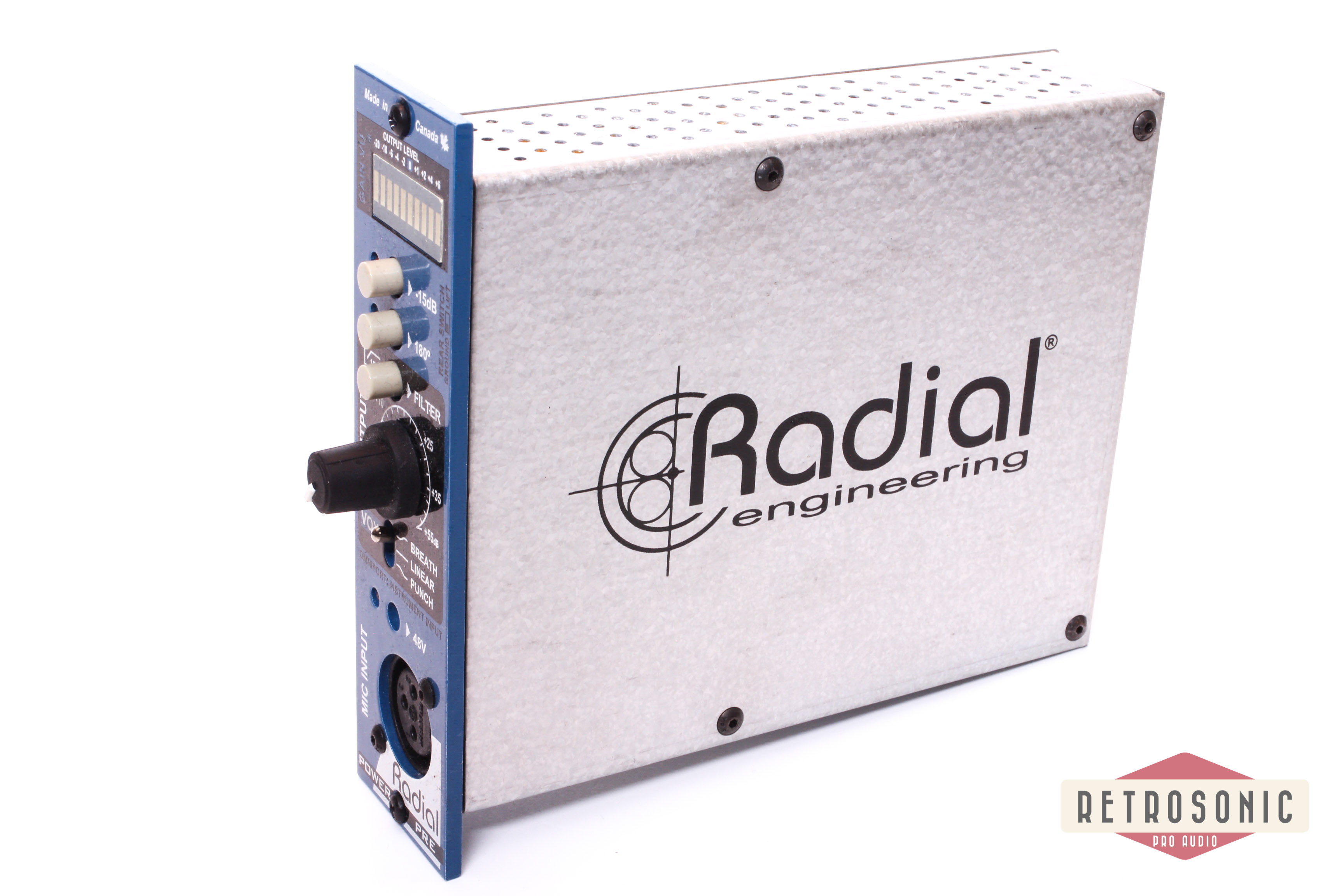 Radial PowerPre 500-series Mic Preamplifier