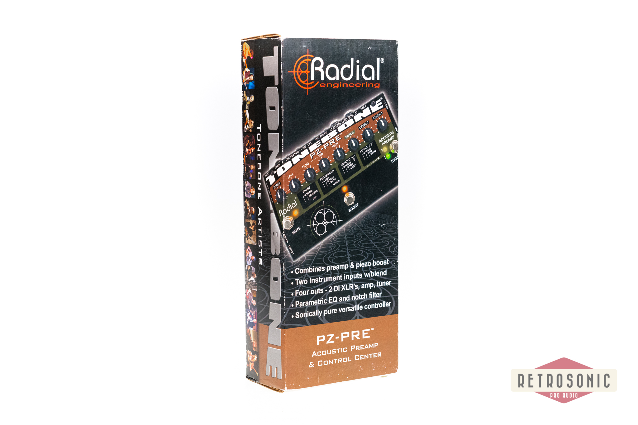 Radial PZ-PRE 2 ch Acoustic instrument preamp
