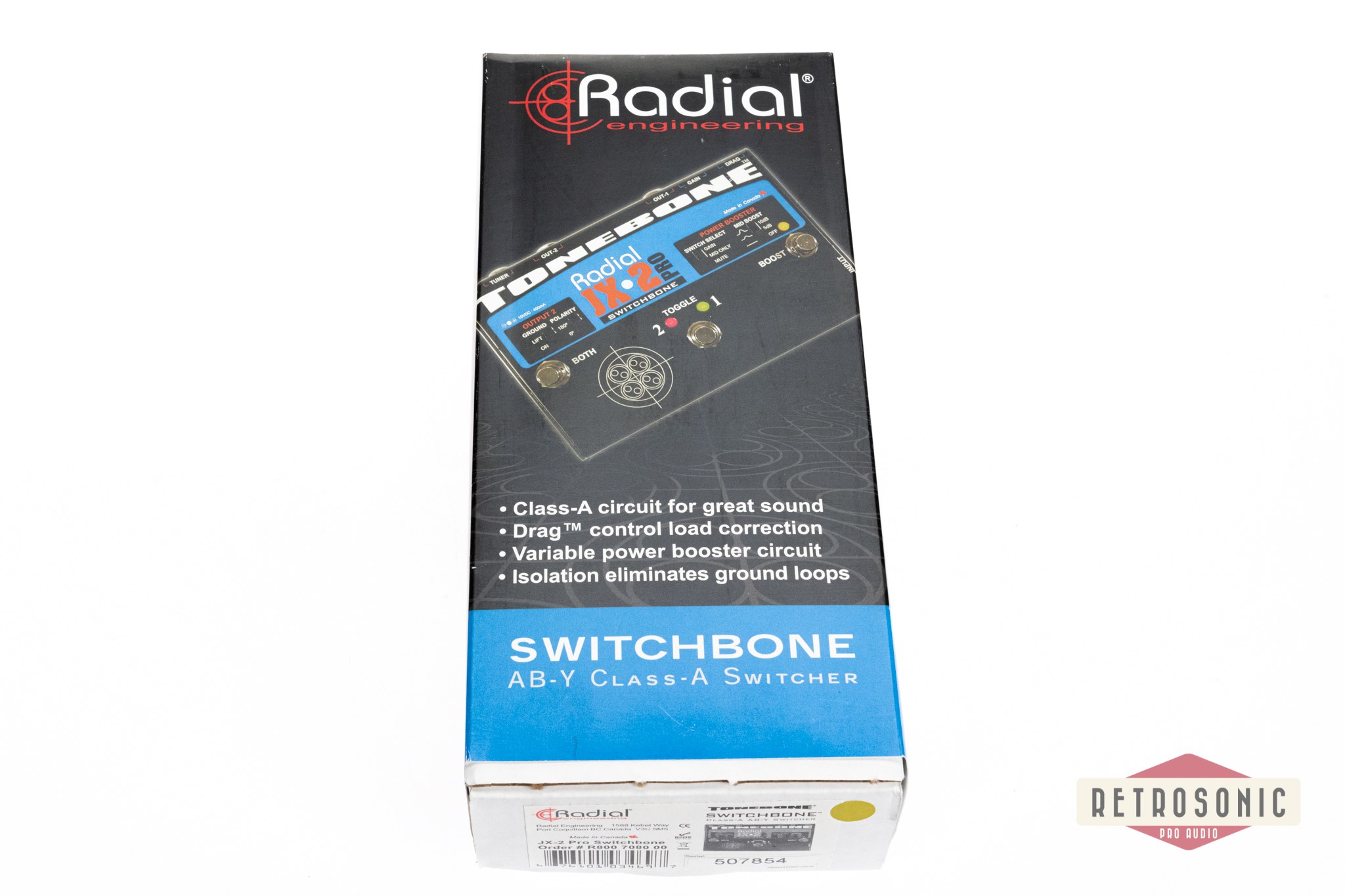 Radial Switchbone AB-Y amplifier switcher. Psu incl. #1