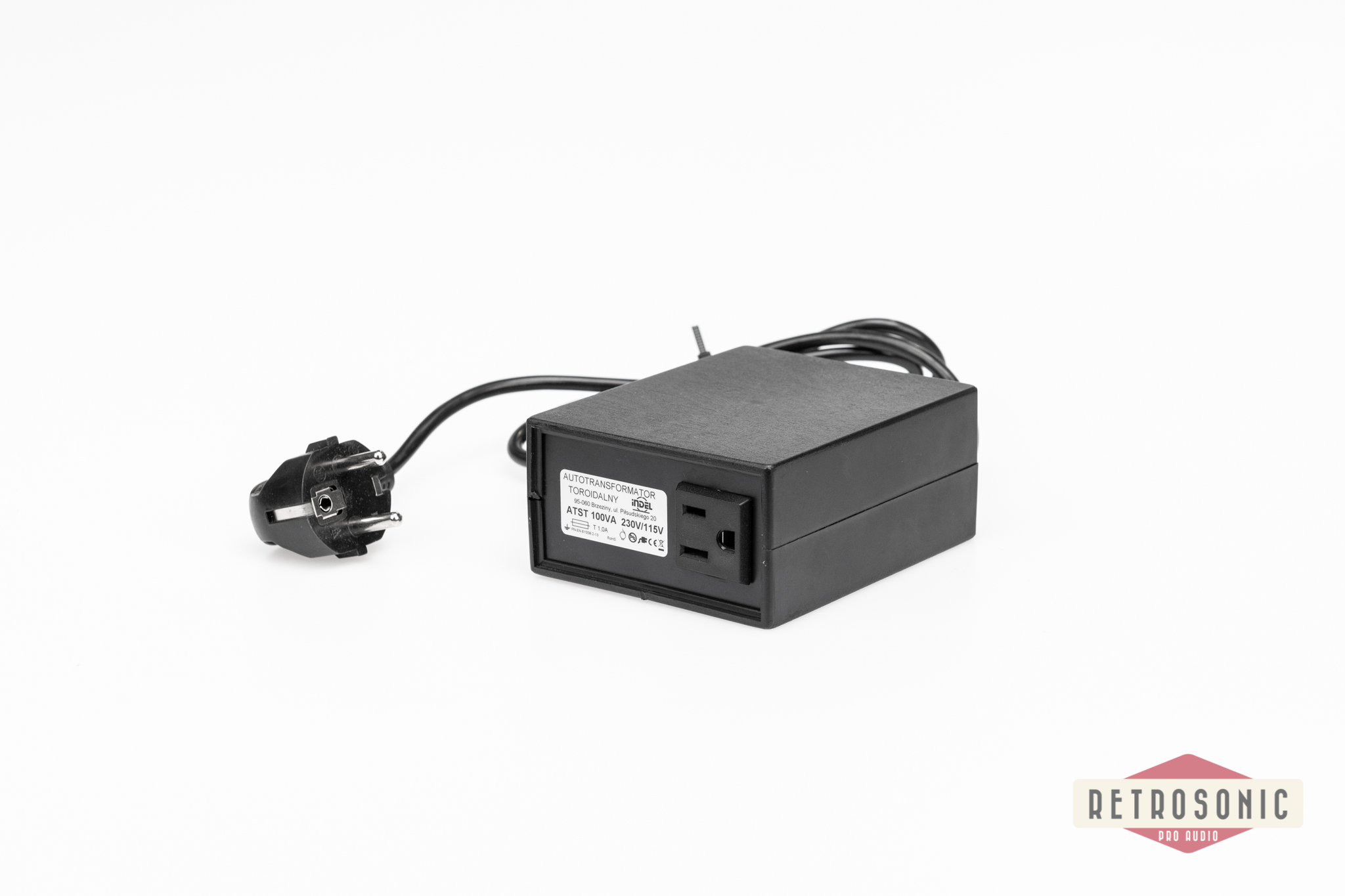 Retrosonic Pro Audio 230V to 115V Transformer 100VA