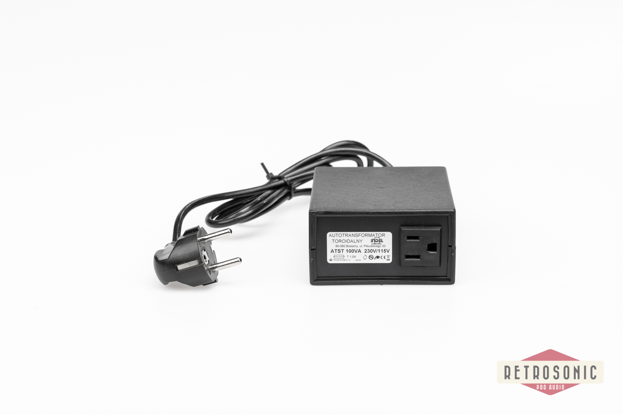 Retrosonic Pro Audio 230V to 115V Transformer 100VA