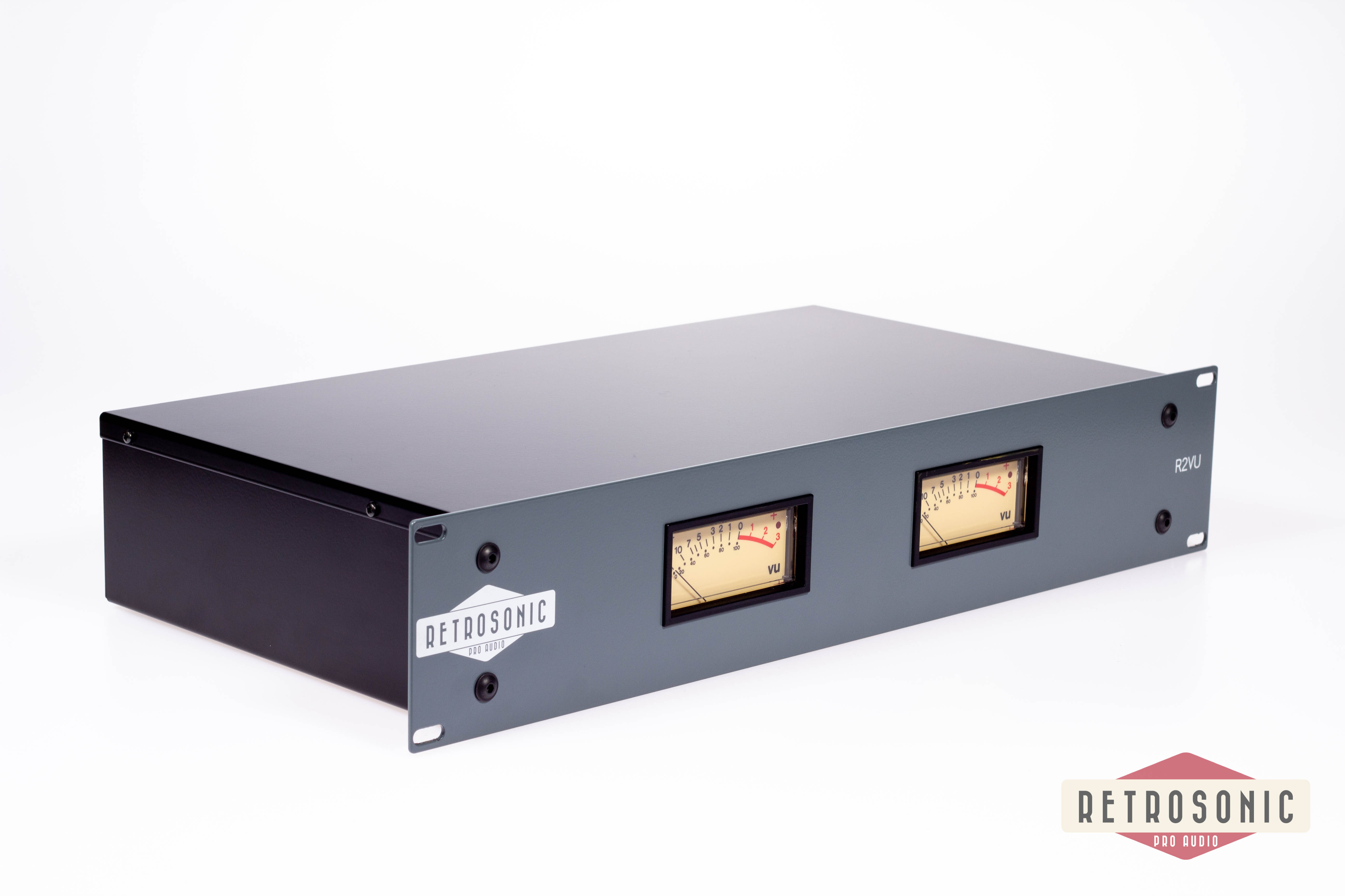 Retrosonic Pro Audio R2VU Dual Analog VU-meter