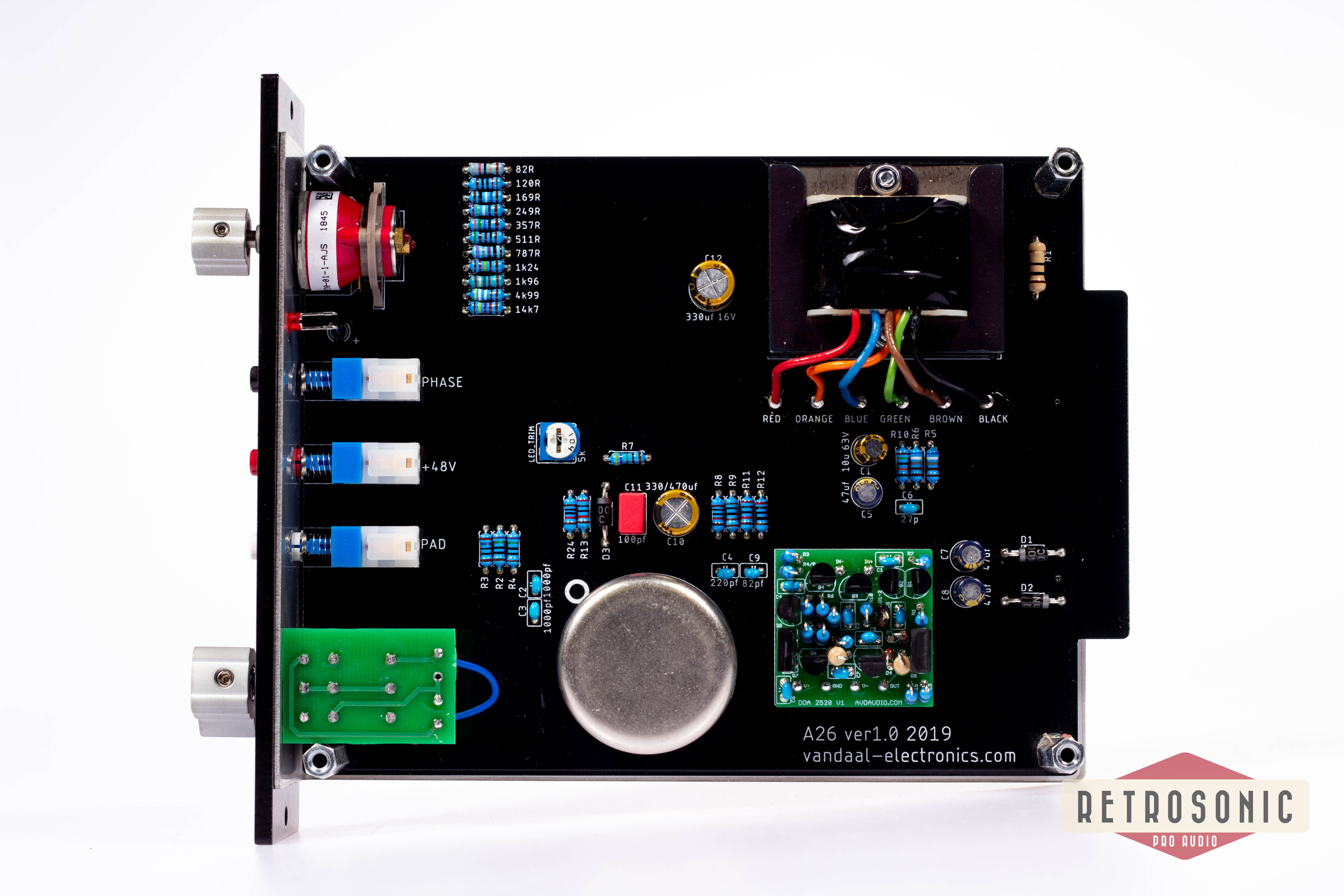 Retrosonic Pro Audio RA26 500-series Mic Preamp