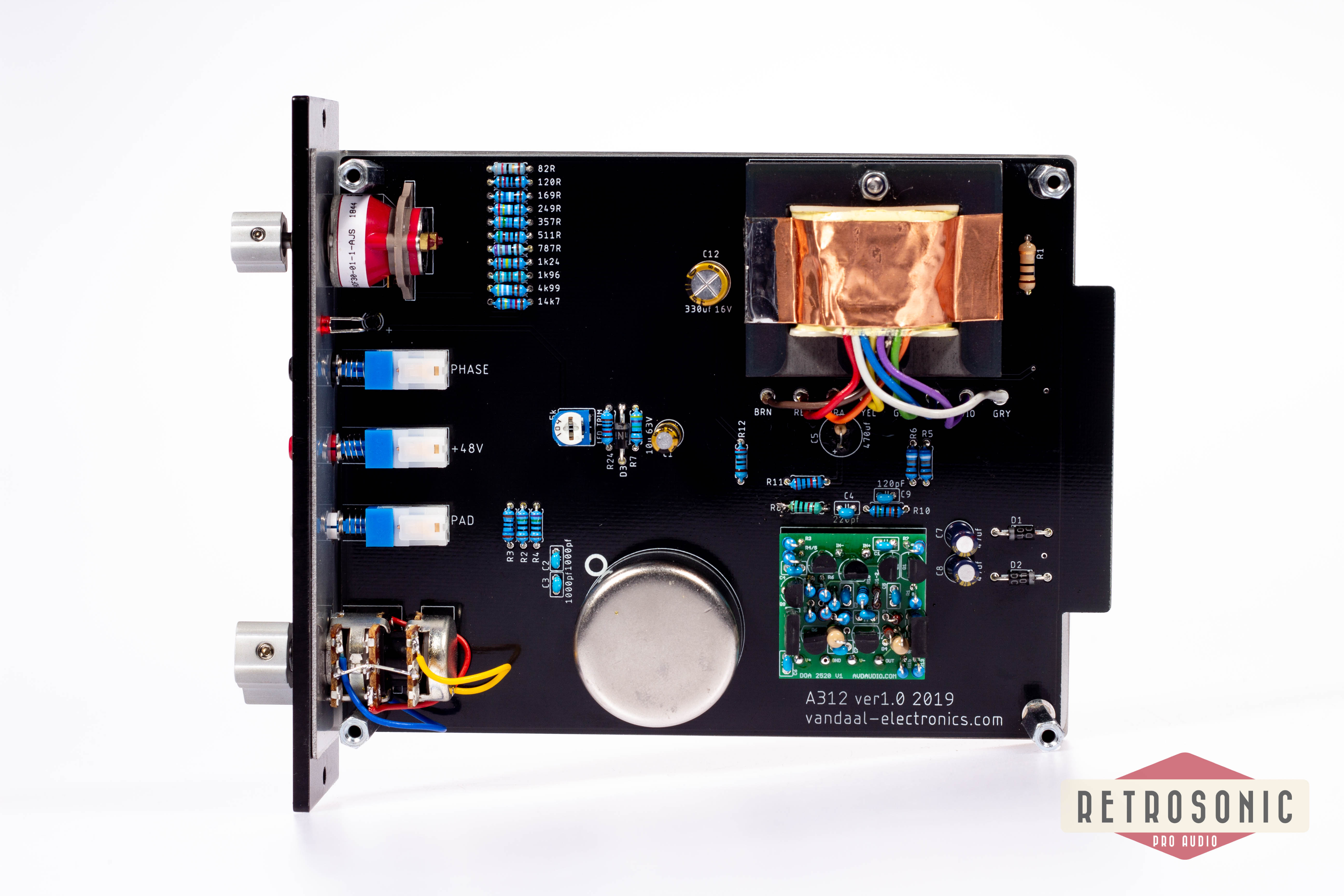 Retrosonic Pro Audio RA312 500-series Mic Preamp