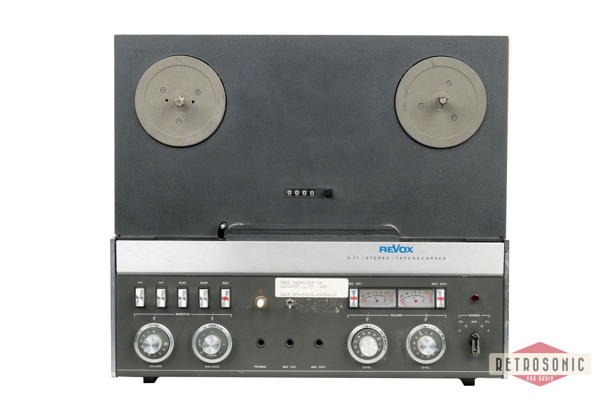 Revox A77 Tape Recorder. For spares.