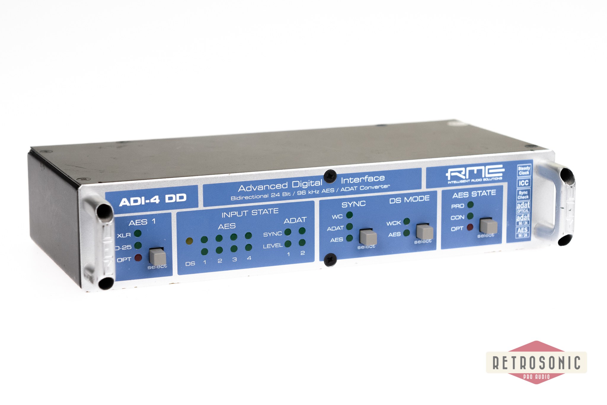 RME ADI-4 DD 24 Bit / 96 kHz, 8-Channel AES/EBU ADAT Converter