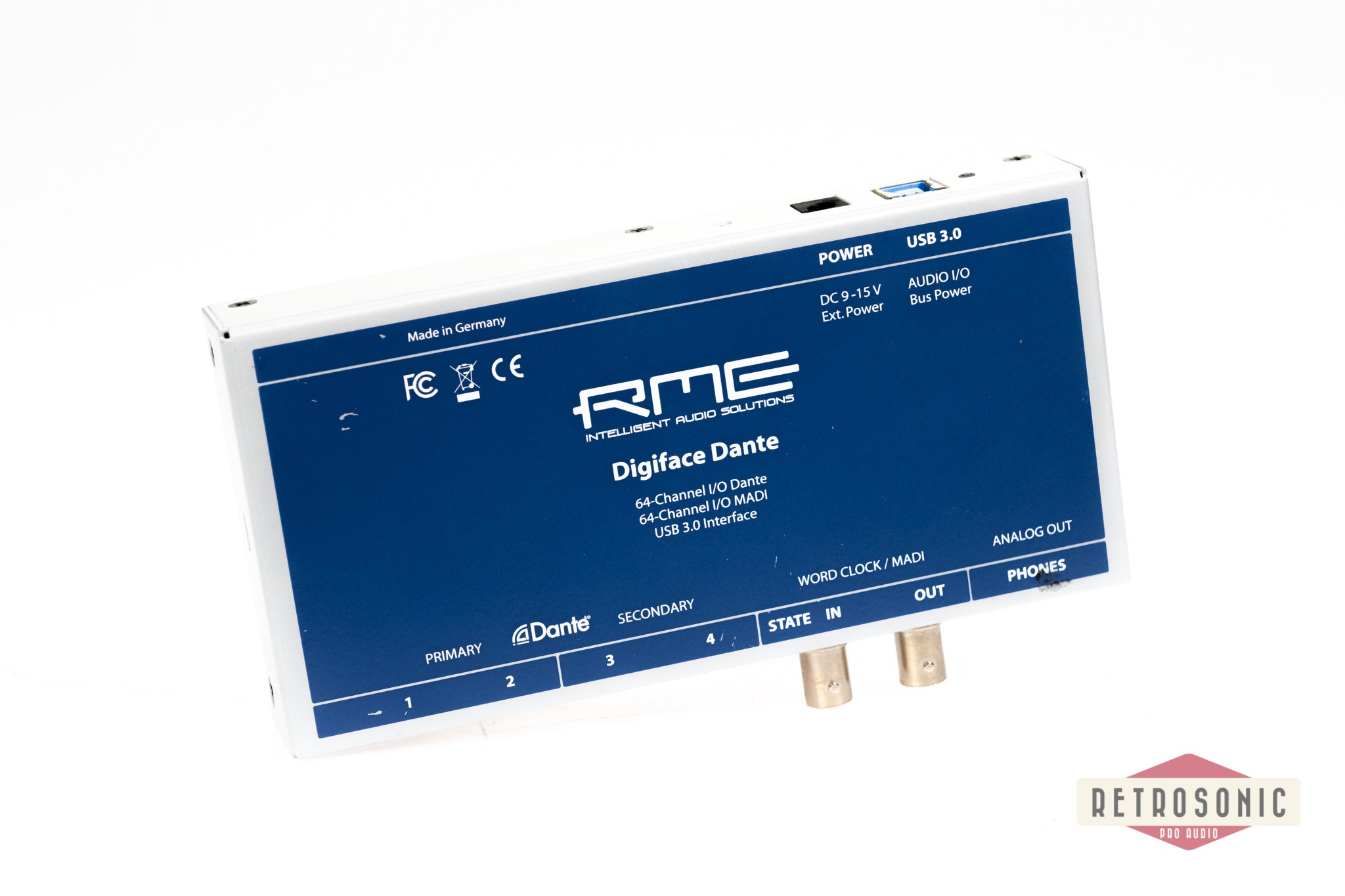 RME Digiface Dante 256Channel 192 kHz USB Audio Interface