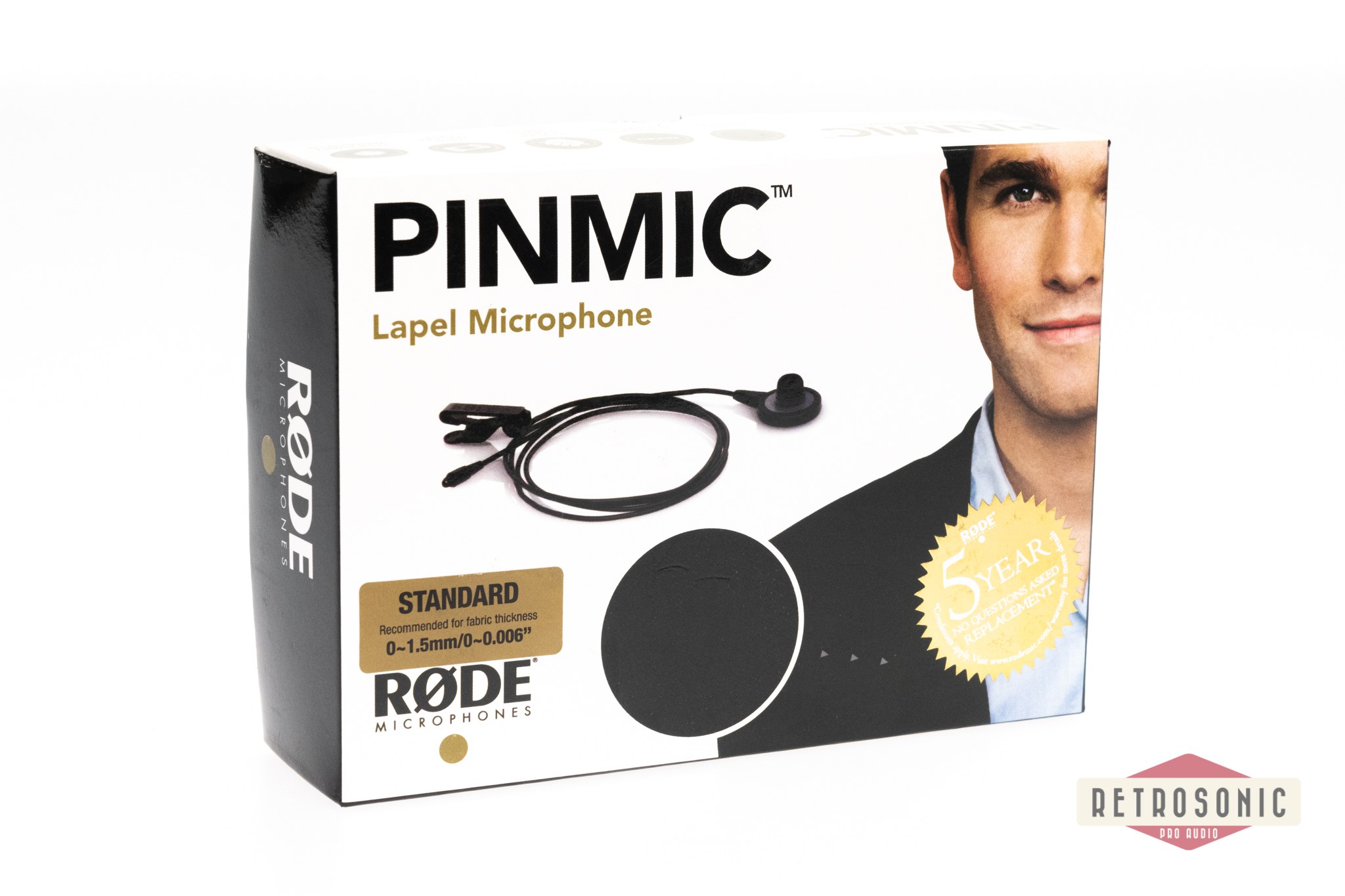 Rode Pinmic with Standard Pins