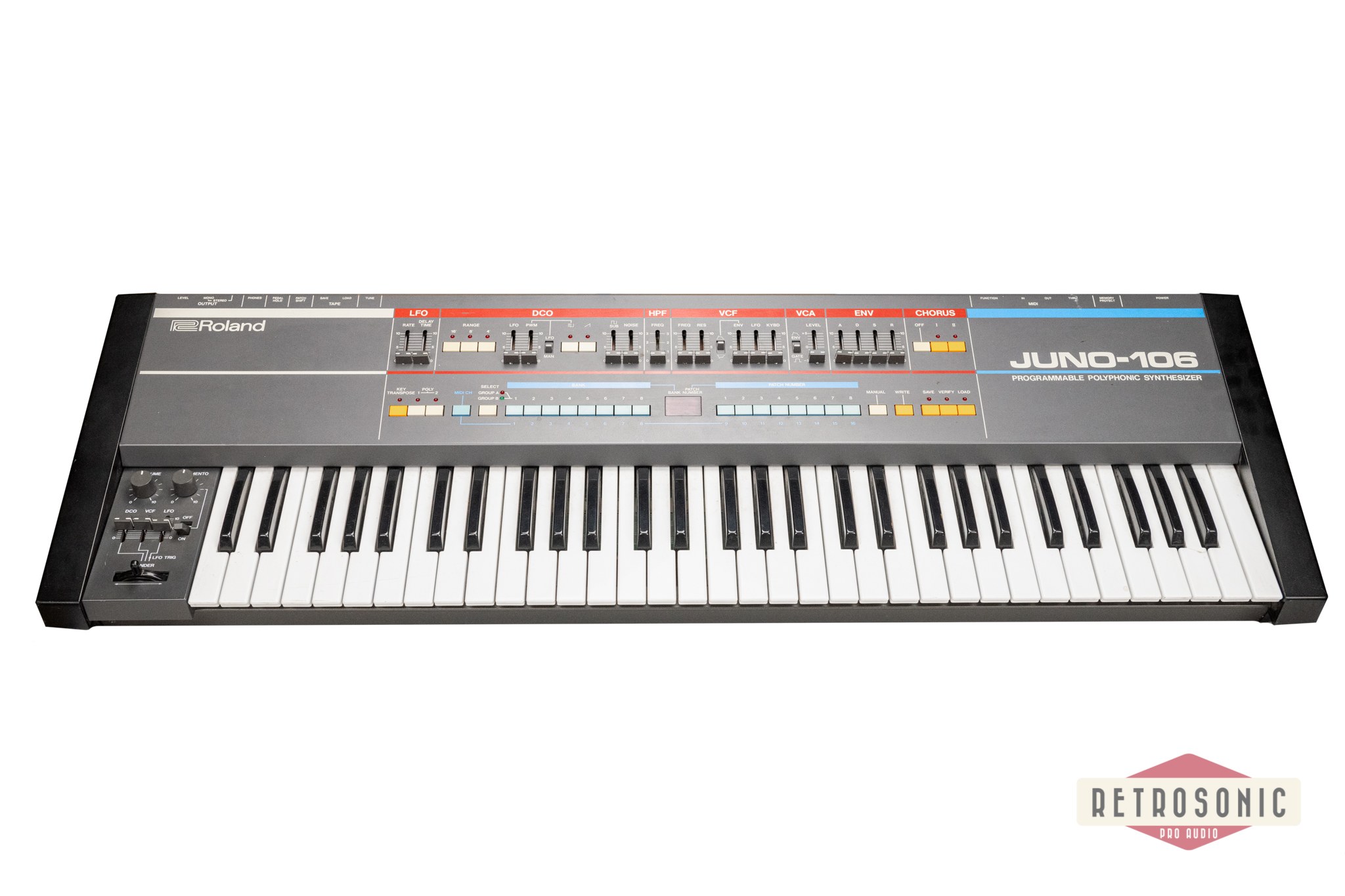 Roland Juno 106 61-Key Programmable Polyphonic Synthesizer