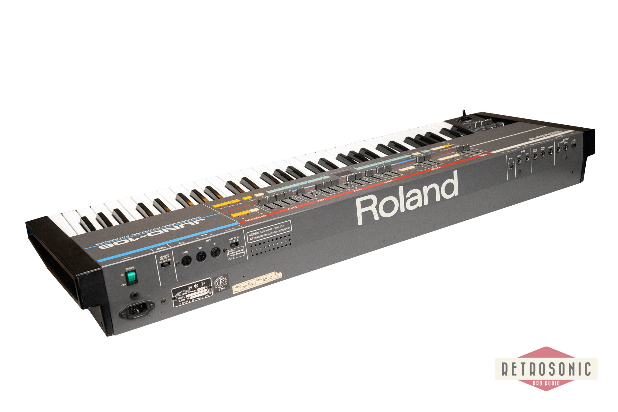 Roland Juno 106 61-Key Programmable Polyphonic Synthesizer