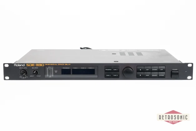 Roland SDE-330 デジタルディレイ Roland SDE-330 330 Digital Delay Rack Effect Vintage Working Free