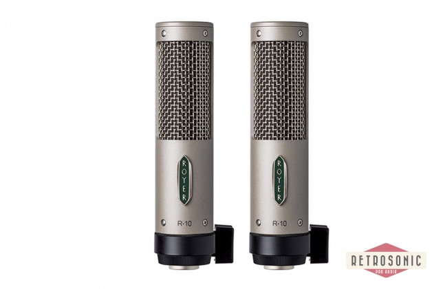 Royer R-10 Ribbon microphone. Matched pair.