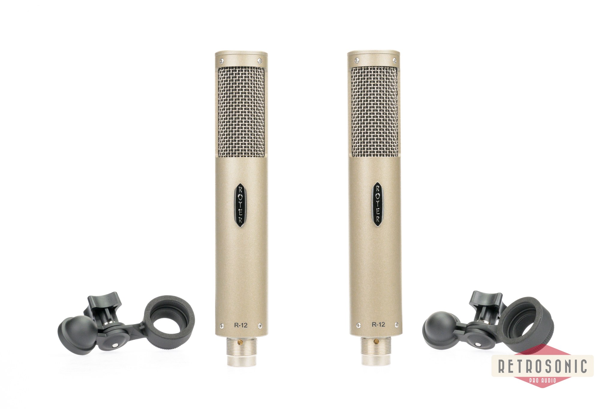 Royer R-12 Active Ribbon Microphone Matched Pair