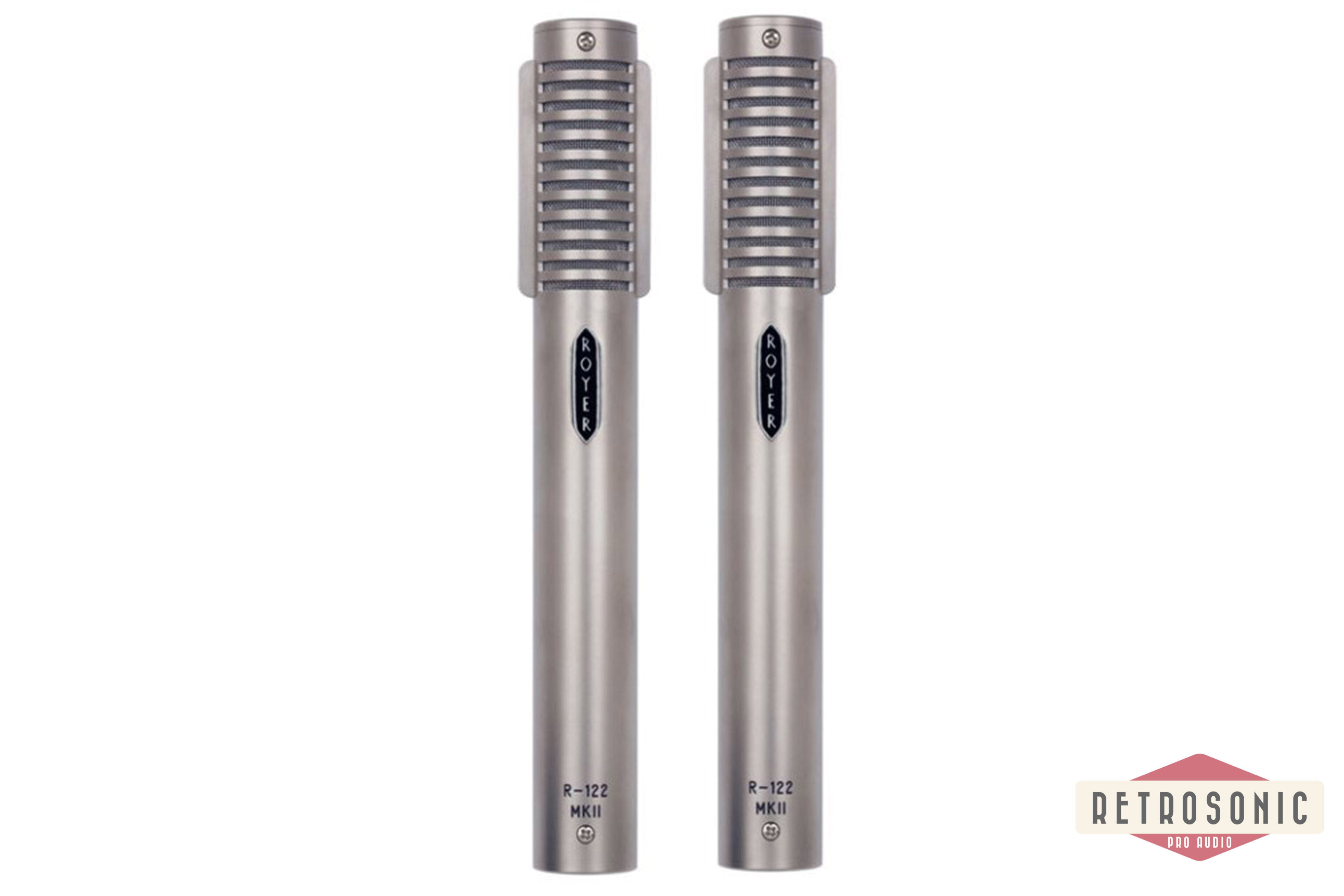 良質  Active Pair Matched Mk2 R-122 Royer Large pad & cut bass Ribbon, 配信機器・PA機器・レコーディング機器