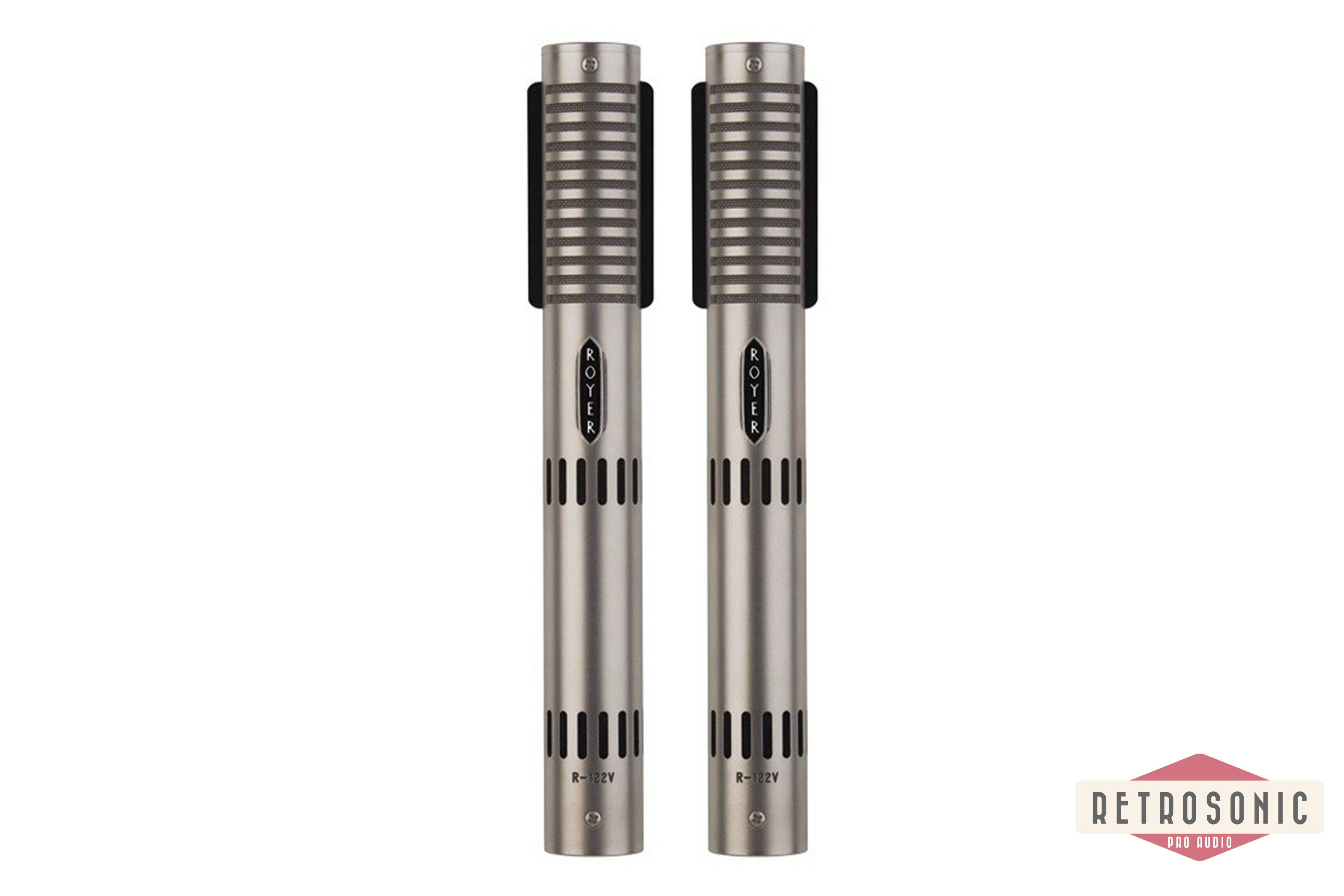 Royer R-122V MP Tube Ribbon Mic. Matched Pair