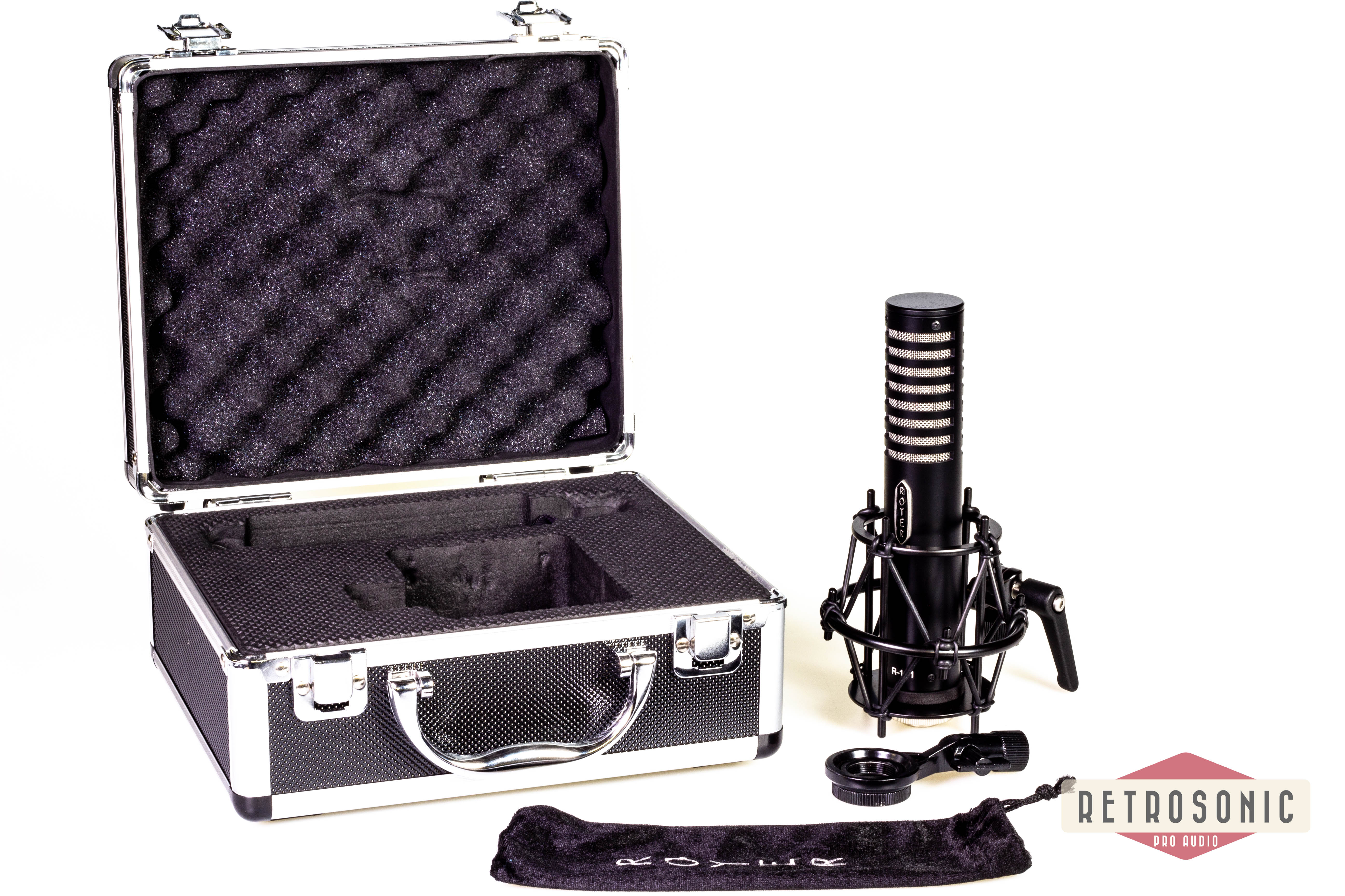 Royer R101 Mono Ribbon Microphone. Black.