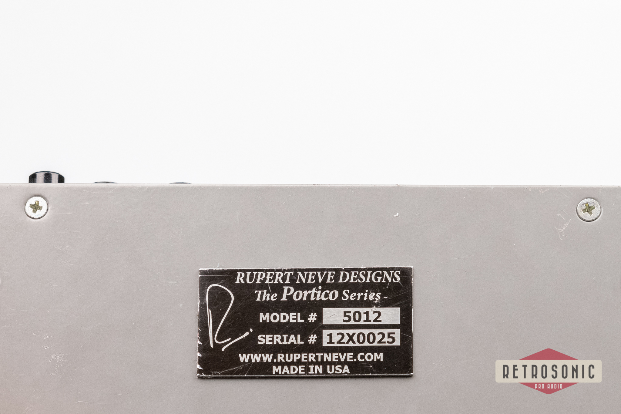 Rupert Neve Designs Portico 5012 Duo Mic Pre Blackface Rupert Neve Designs Portico 5012 Duo Mic Pre Blackface