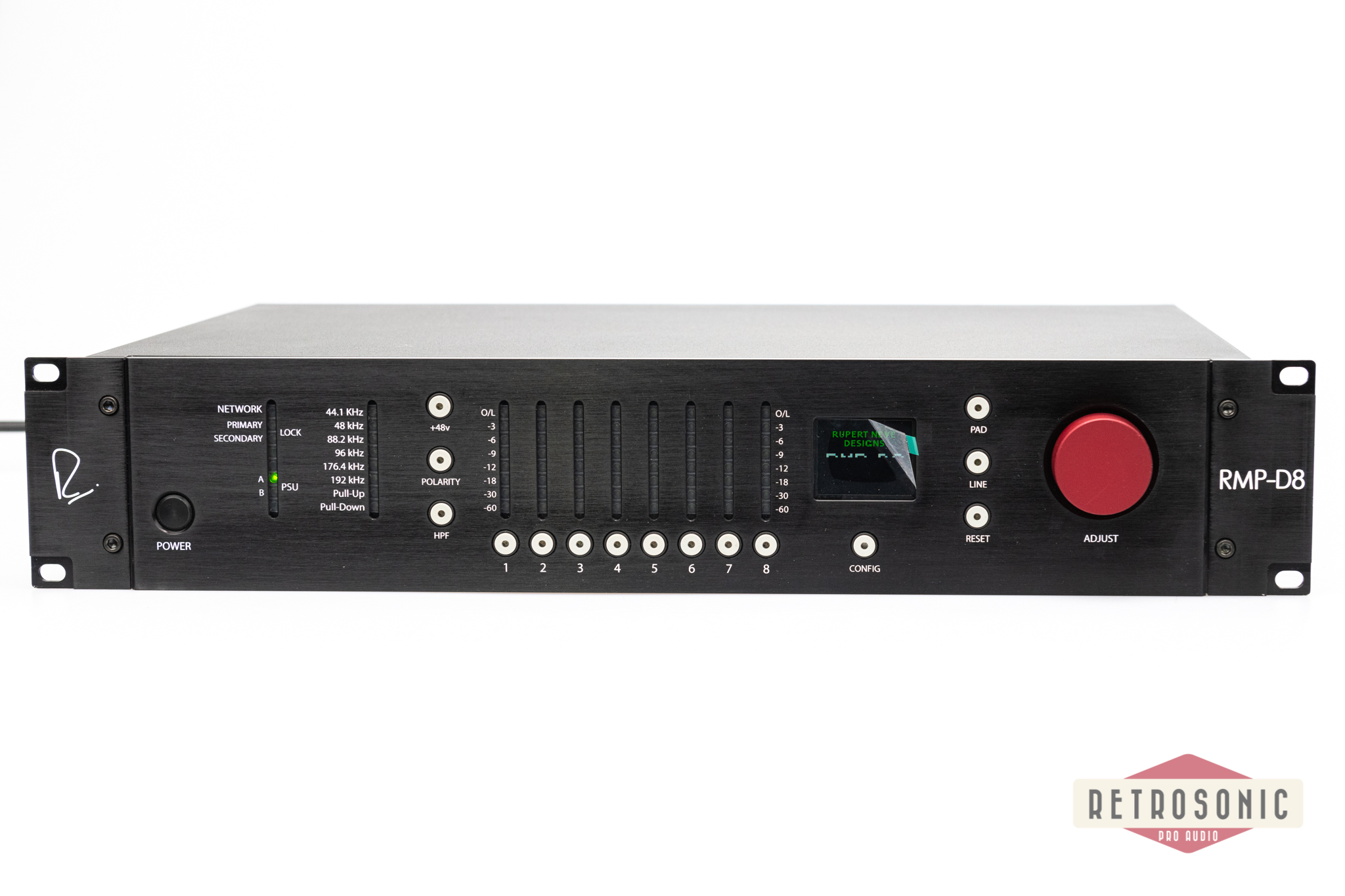 Rupert Neve RMP-D8 8 Channel Dante Remote Control Mic Pre