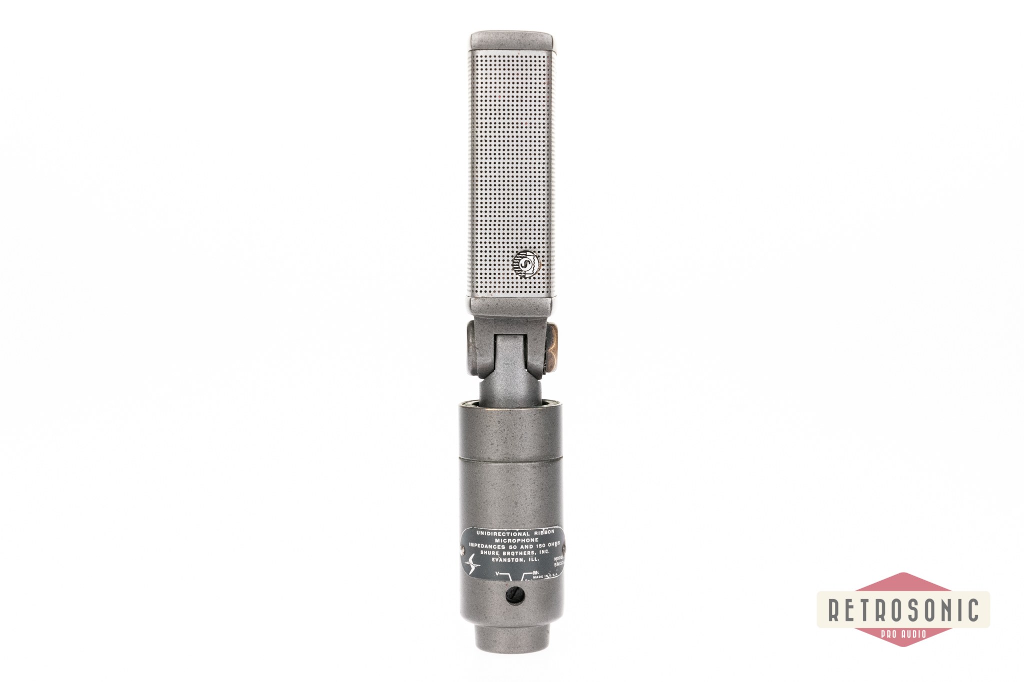 Shure SM-33 Vintage Supercardioid Ribbon Microphone #1