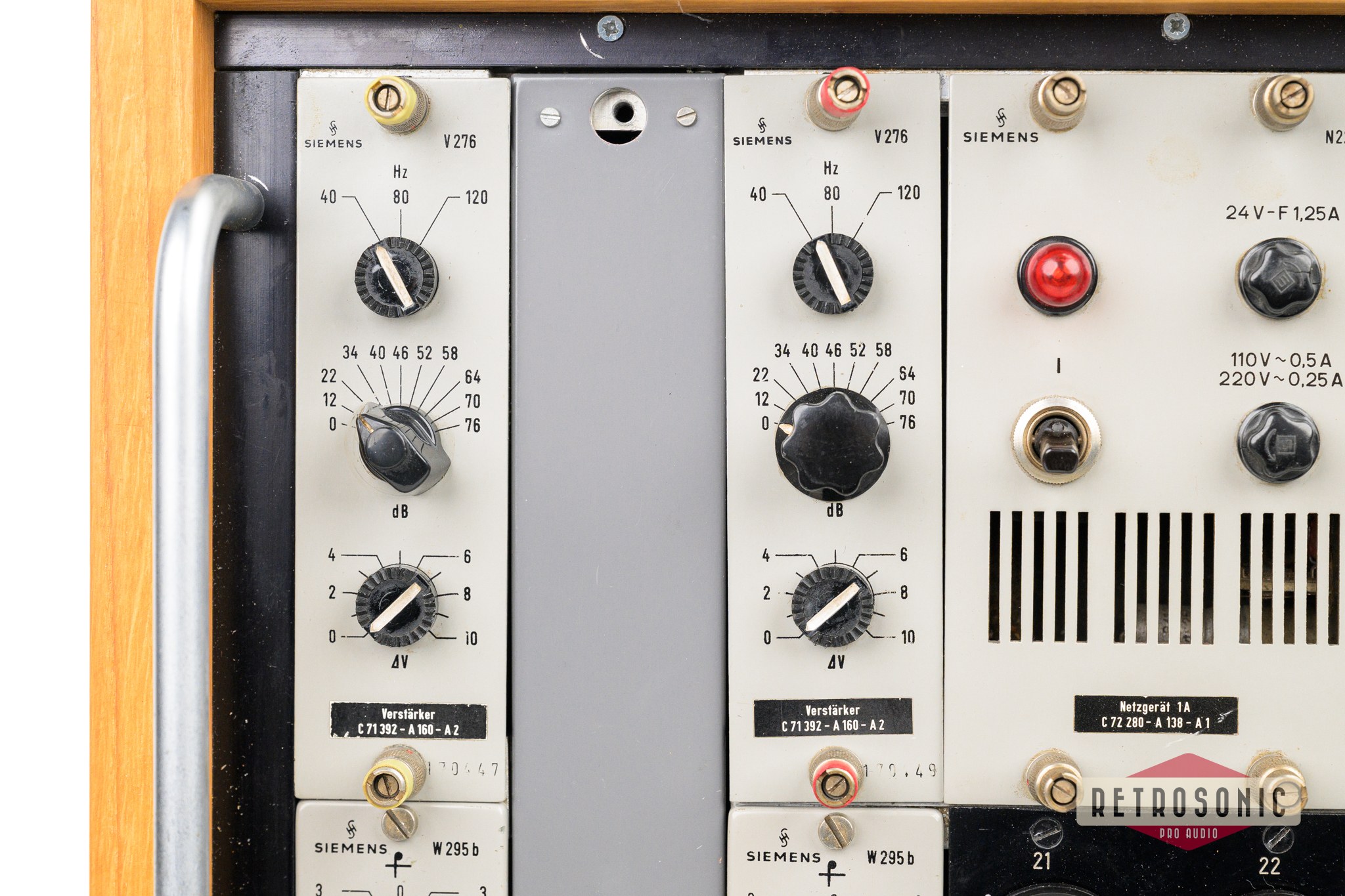 Siemens Sitral - Vintage Trixi Tonstudio Rack including