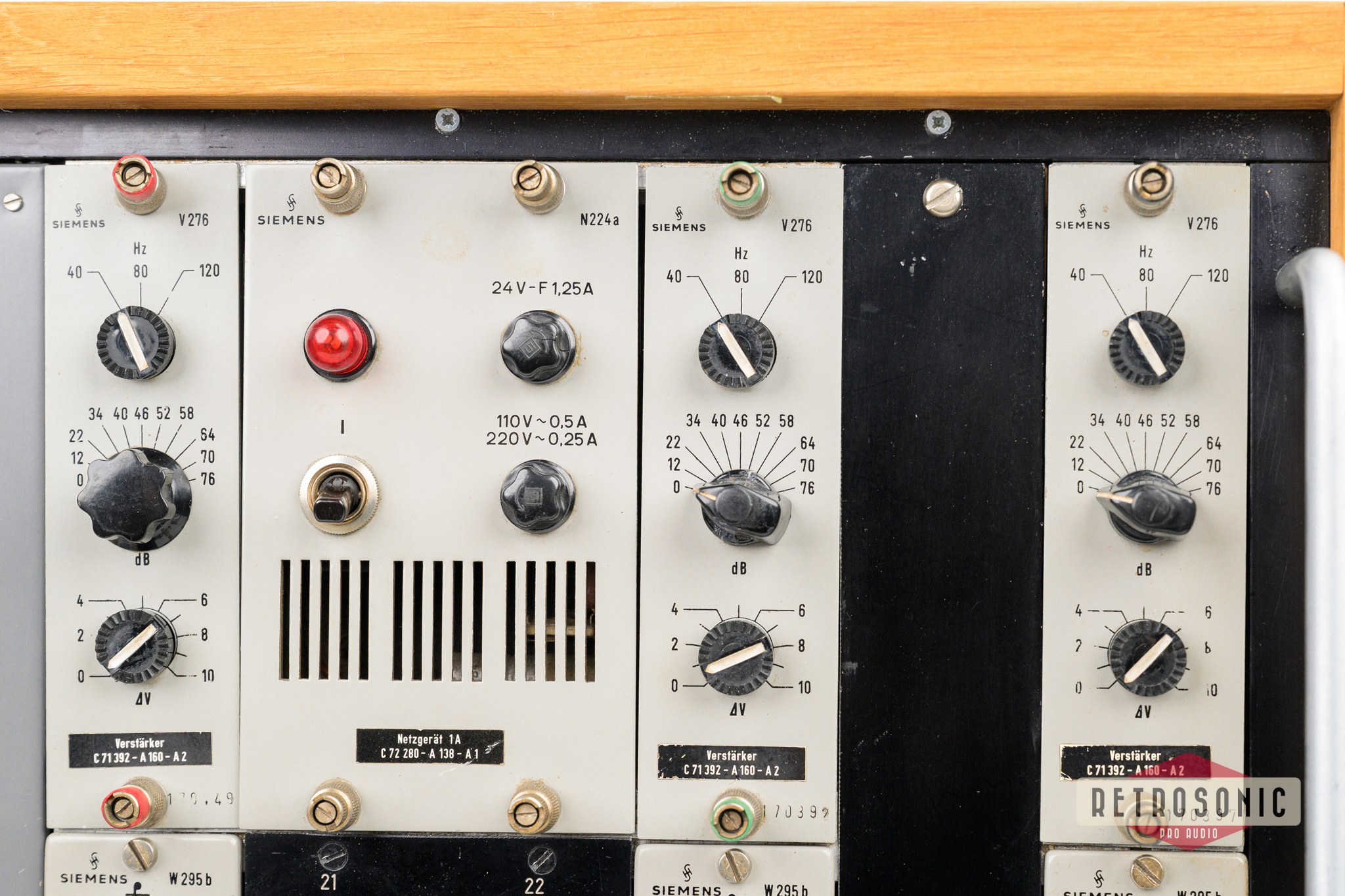 Siemens Sitral - Vintage Trixi Tonstudio Rack including