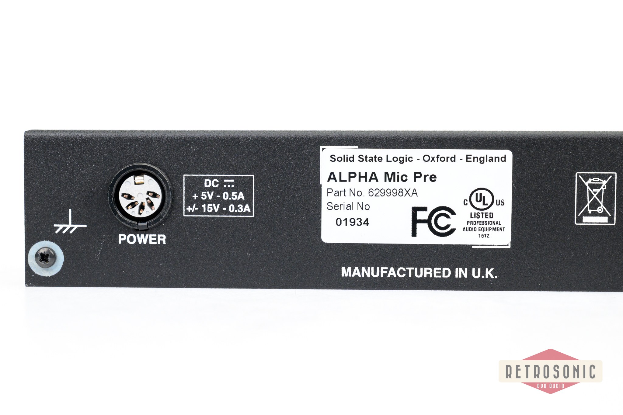 Solid State Logic Alpha VHD PRE