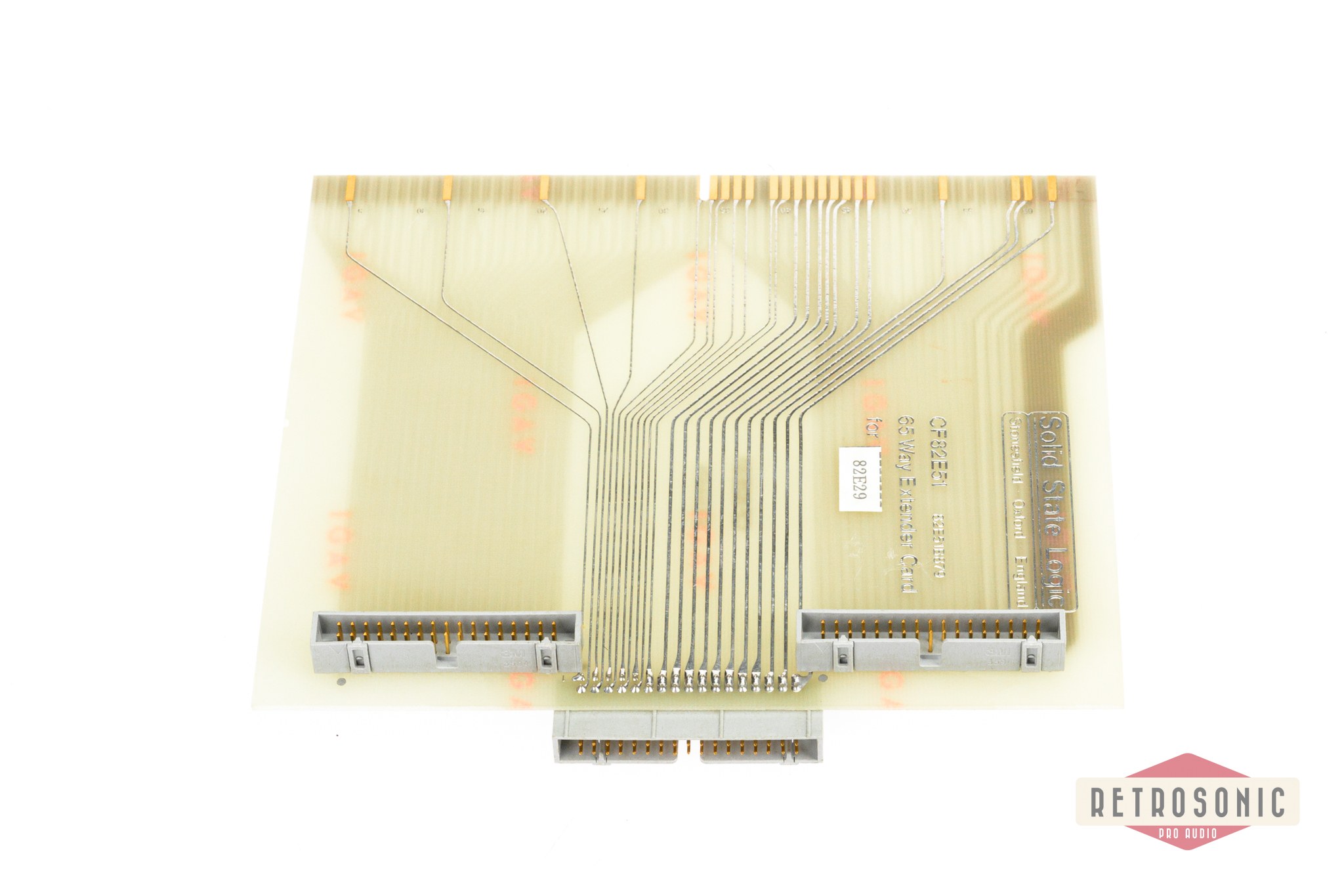 Solid State Logic SSL 4000 65 Way Extender Card for 82E29 CF82E51