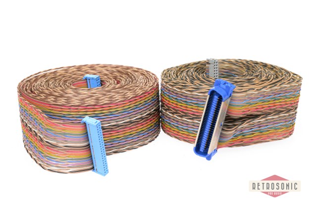 Solid State Logic SSL 4000 Computer Flat Cable pair. 6-meters.