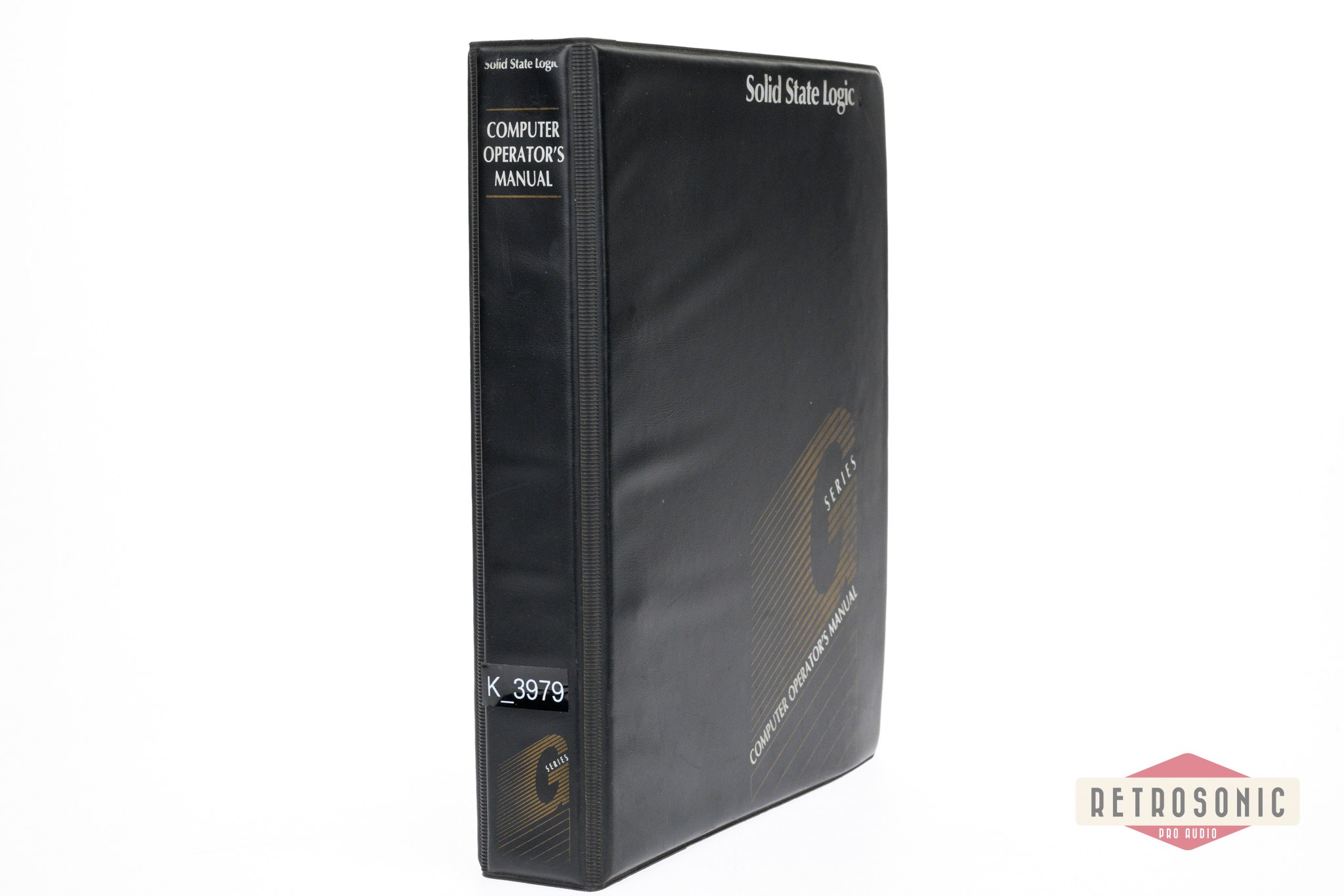 Solid State Logic SSL 4000 G Series Computer Operators Manual 1987