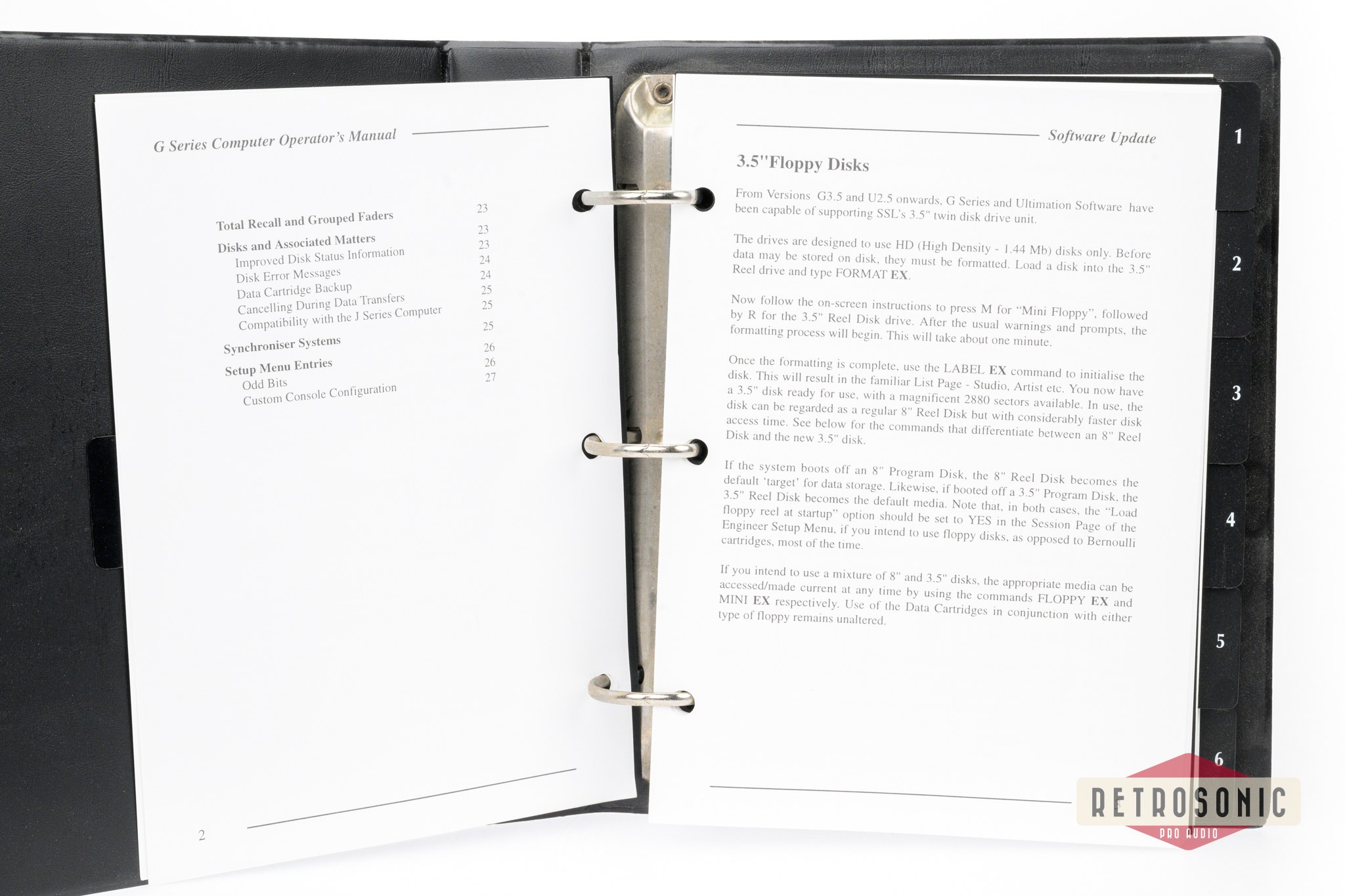 Solid State Logic SSL 4000 G Series Computer Operators Manual 1996