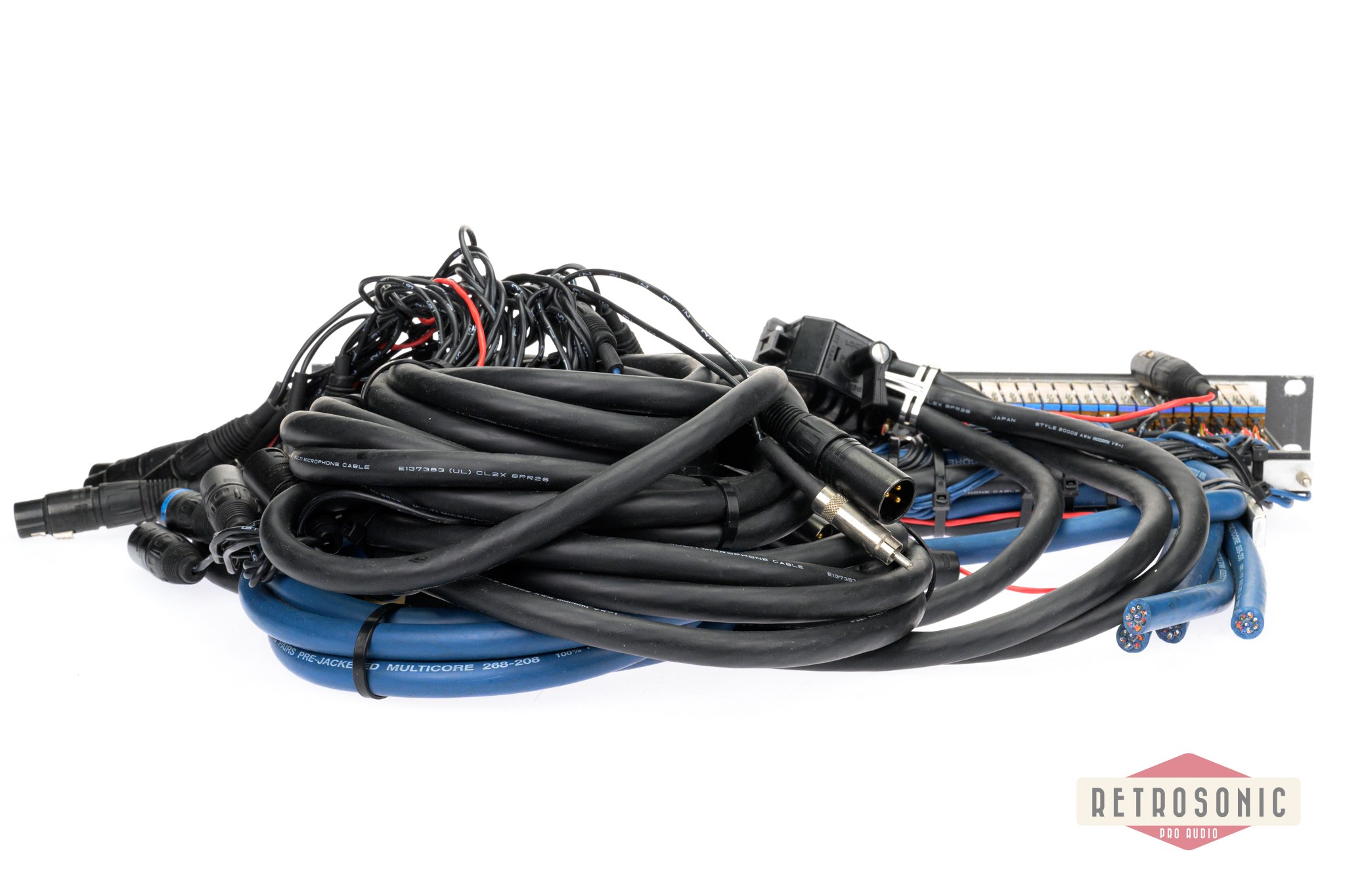 Solid State Logic SSL 4000 Mosess & Mitchell Patchbay with cables & connectors #1