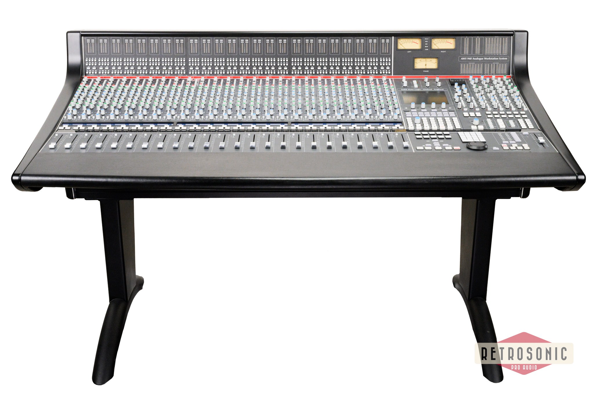 Solid State Logic SSL AWS 948 24-Channel 48-Channel 8-Bus Inline Console with DAW Control #4035
