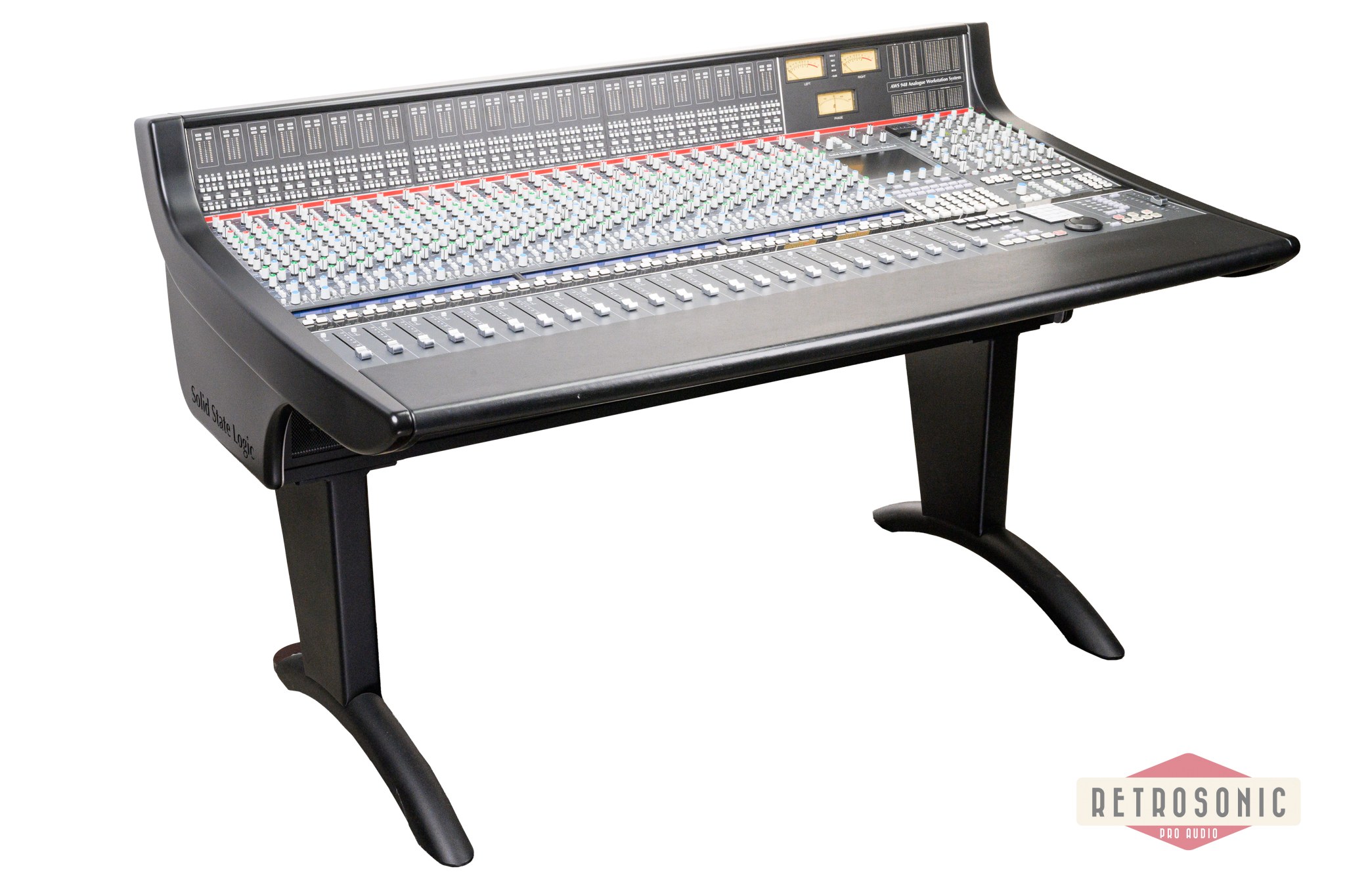Solid State Logic SSL AWS 948 24-Channel 48-Channel 8-Bus Inline Console with DAW Control #4035