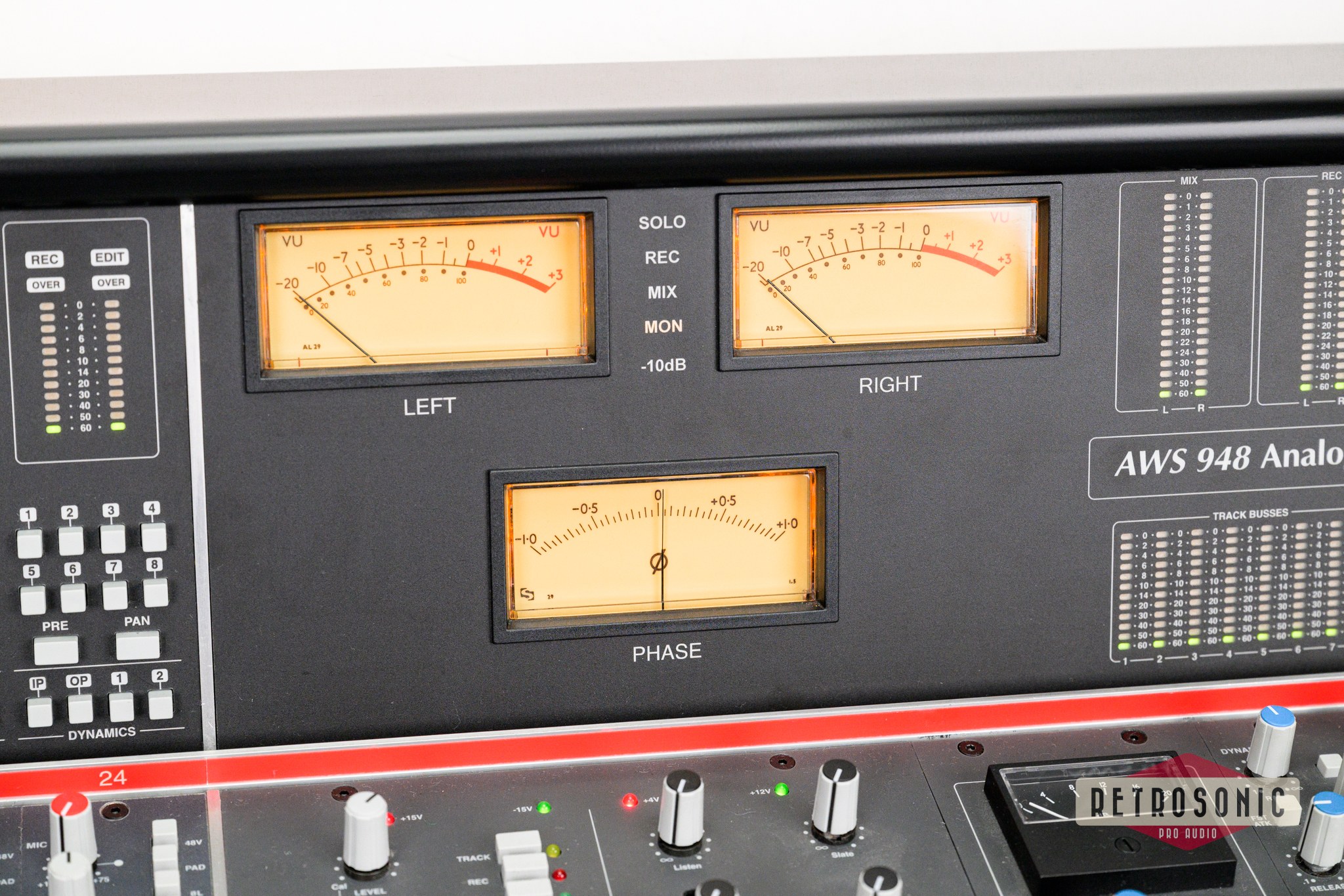 Solid State Logic SSL AWS 948 24-Channel 48-Channel 8-Bus Inline Console with DAW Control #4035