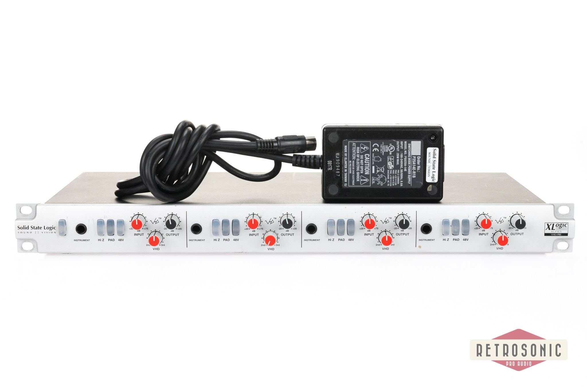 Solid State Logic SSL XLogic Alpha VHD Pre 4-Ch Mic Pre #4