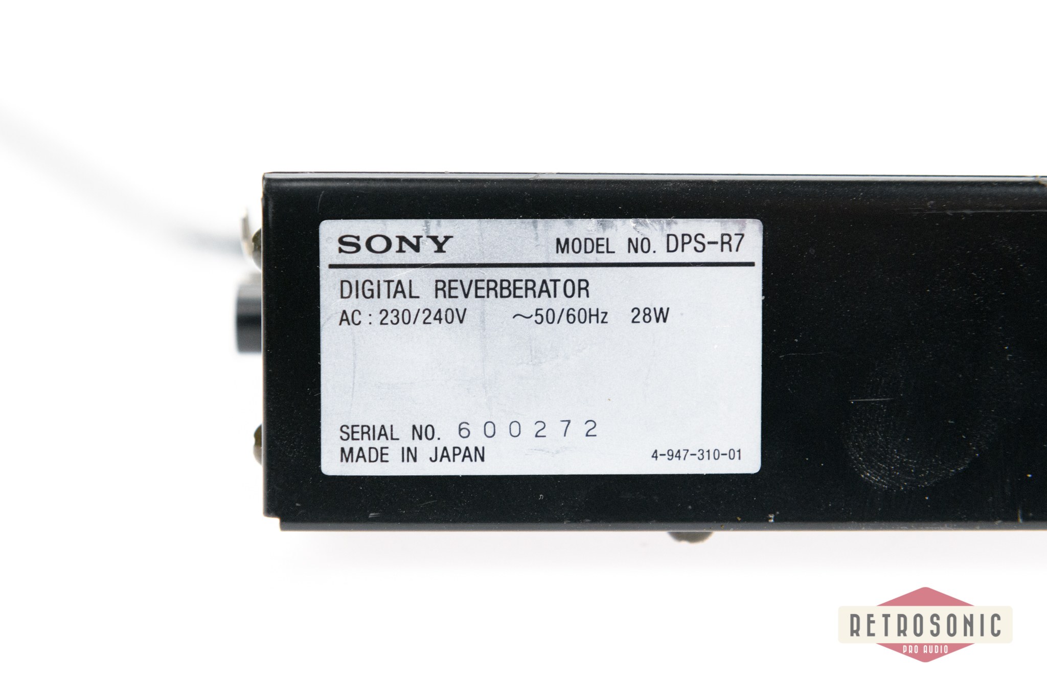Sony DPS-R7 Reverb