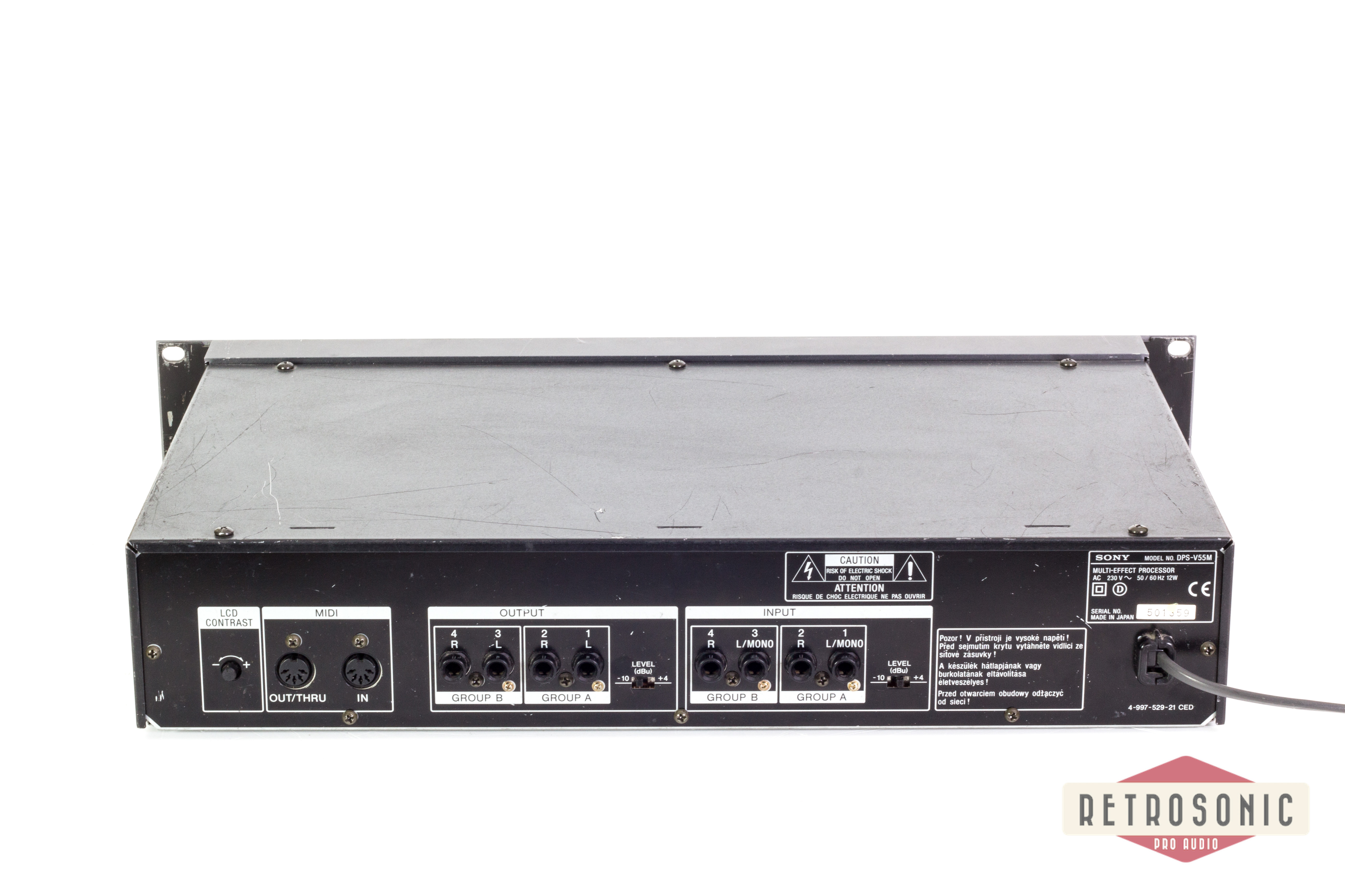 Sony DPSV55M Multieffect Processor