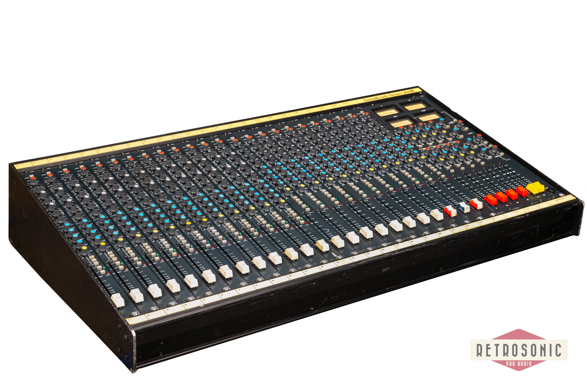 Soundcraft Series 200B 24/4/8/2 Analog Mixer w. Roadcase