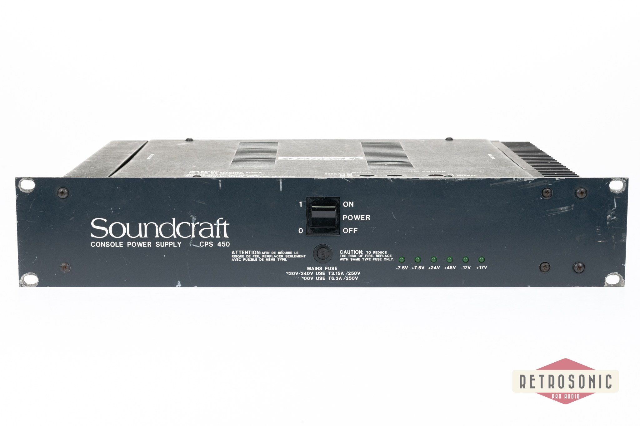 Soundcraft Series 500M 8-Channel Sidecar with Summing and PSU