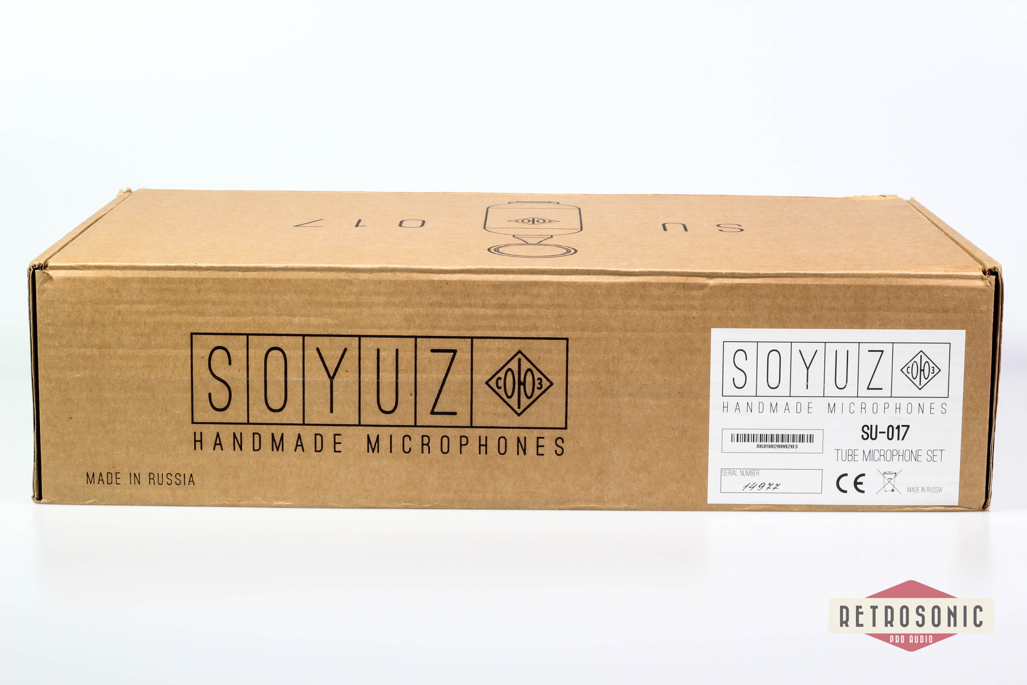 Soyuz SU-017 large diaphragm tube microphone set