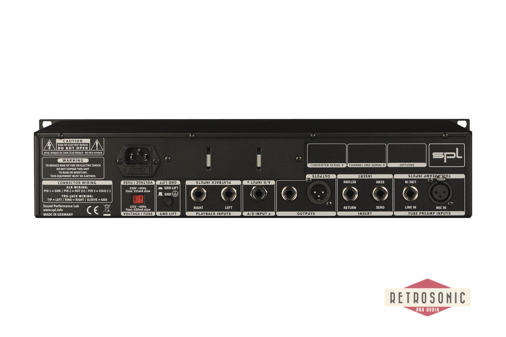 SPL Channel One + ADC192 Channel Strip