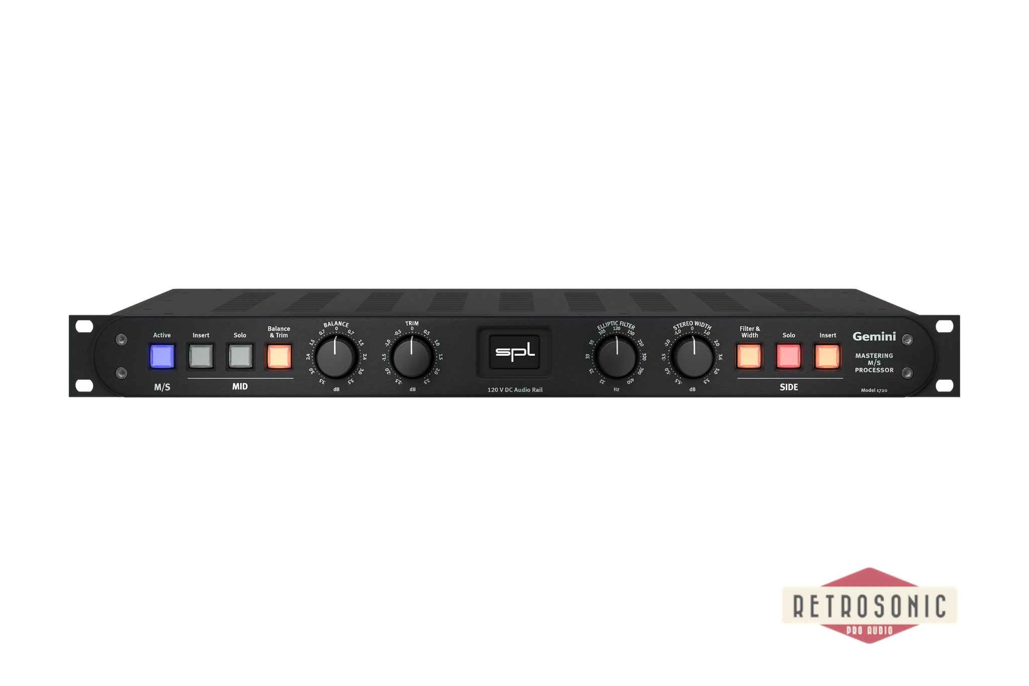 SPL Gemini Mastering M/S Processor All Black