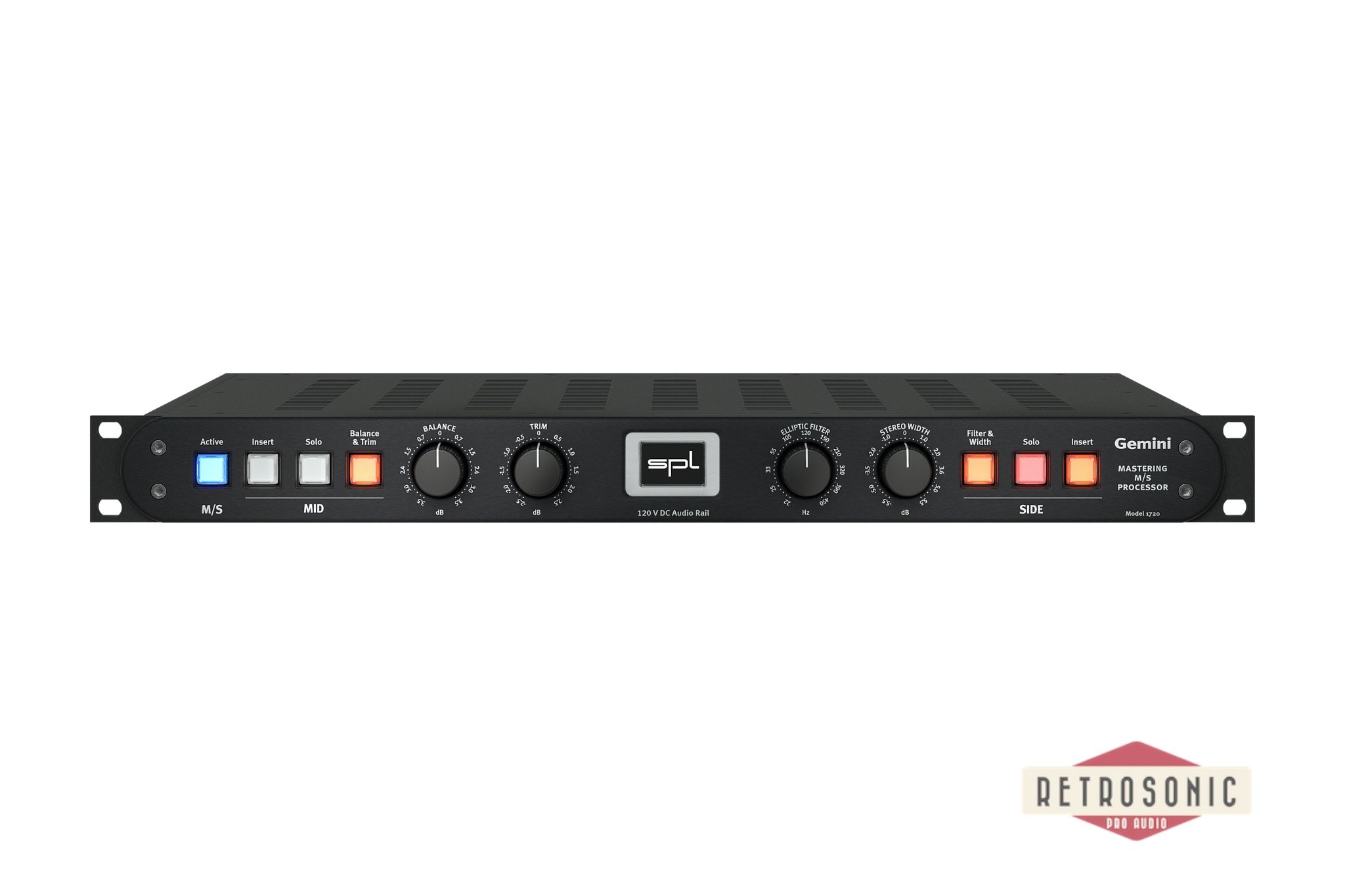 SPL Gemini Mastering M/S Processor Black