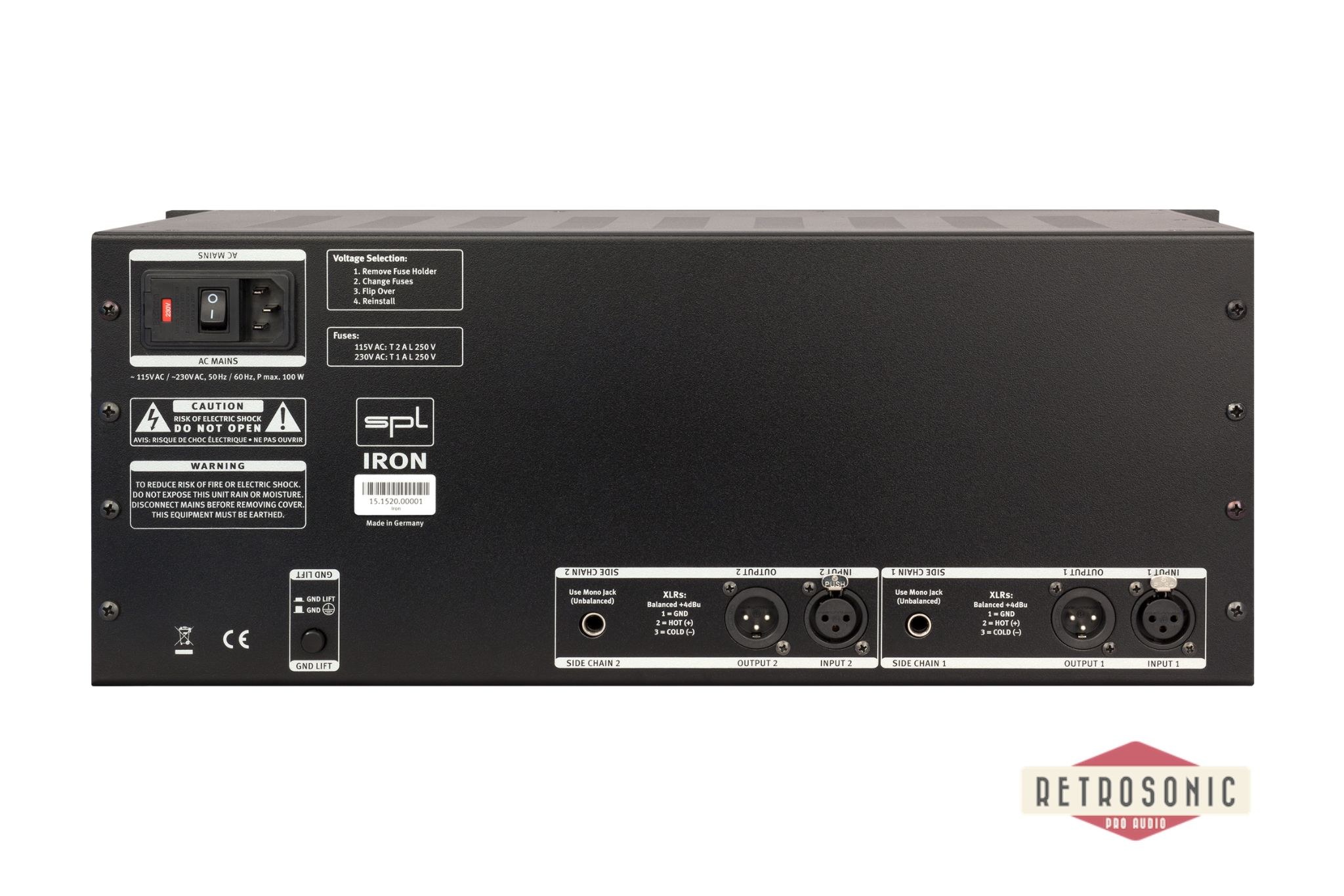 SPL IRON V2 Mastering Compressor Black