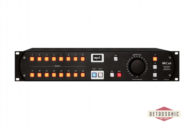 retrosonic - SPL MC16 Mastering Monitor Controller All Black
